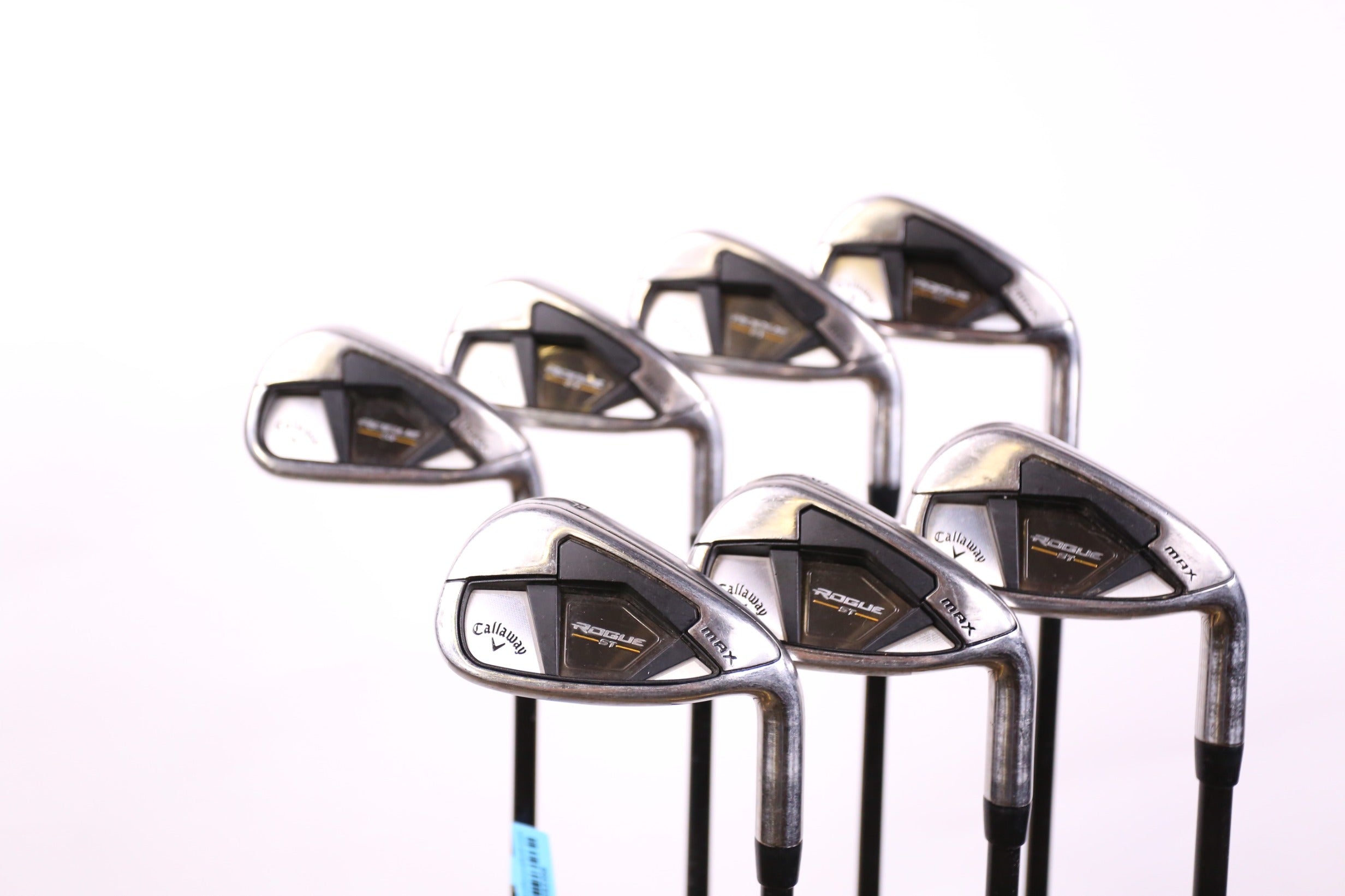 Used Callaway Rogue ST MAX Iron Set 4-PW Right Handed Regular Flex Golf Clubs for Men - Perfect for Improving Your Game on the Course