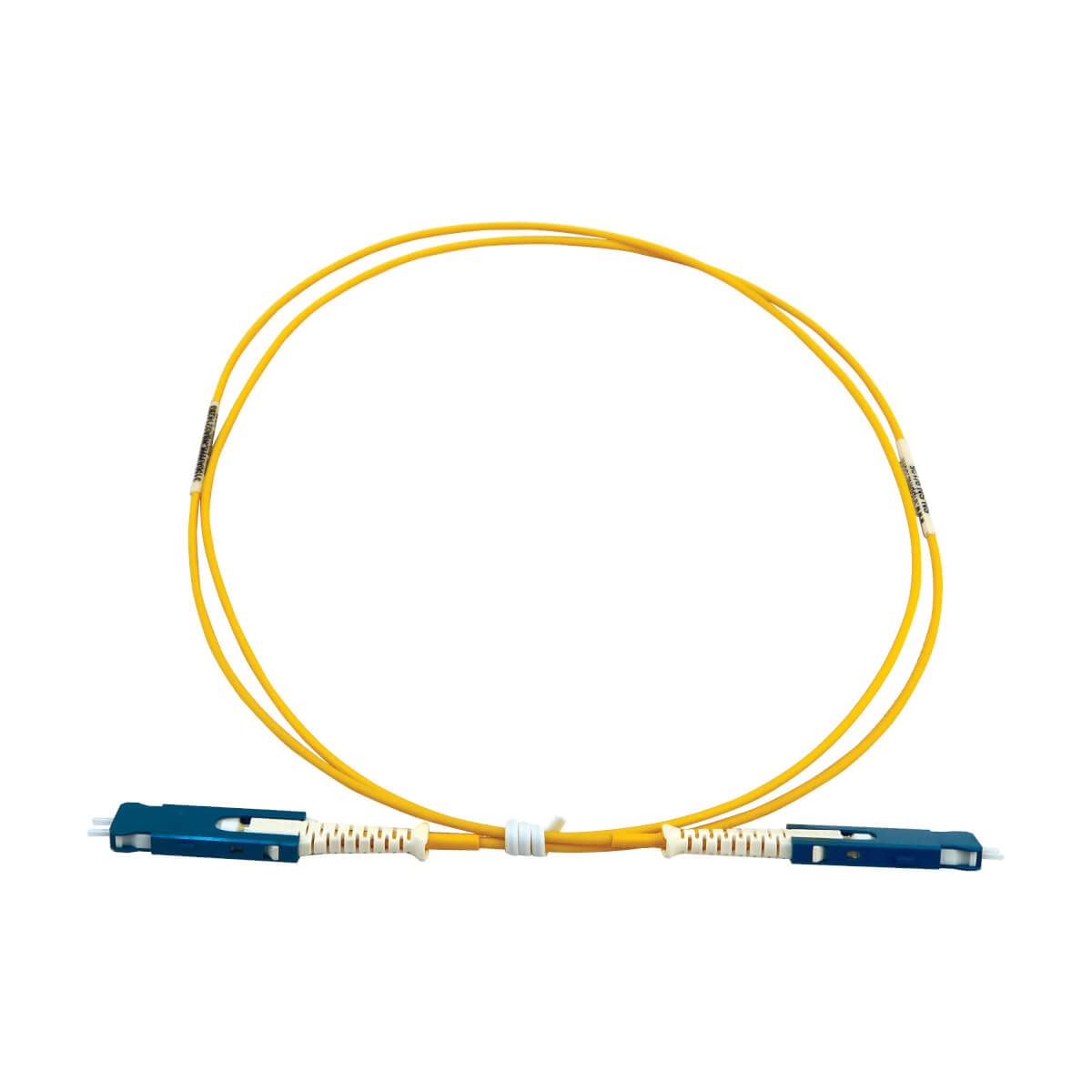 Tripp Lite 400G OS2 Singlemode Fiber Optic Cable - 9/125 Duplex SN-UPC Connectors for OSFP/QSFP-DD Transceivers, Male-to-Male, Yellow LSZH, 3.3ft/1m - High-Speed Data Center & Network Connectivity with Lifetime Warranty (N383S-01M)