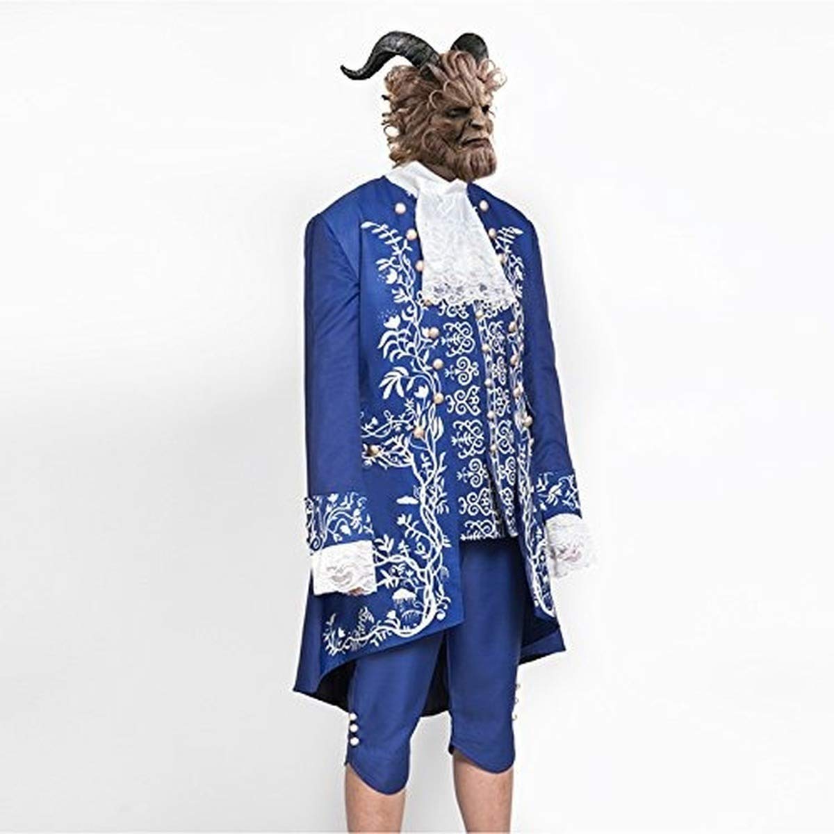 Prince Cosplay Costume for Men - Medieval Renaissance Halloween Outfit Full Set with Cape & Accessories - Perfect for Halloween Parties, Cosplay Events & Renaissance Fairs