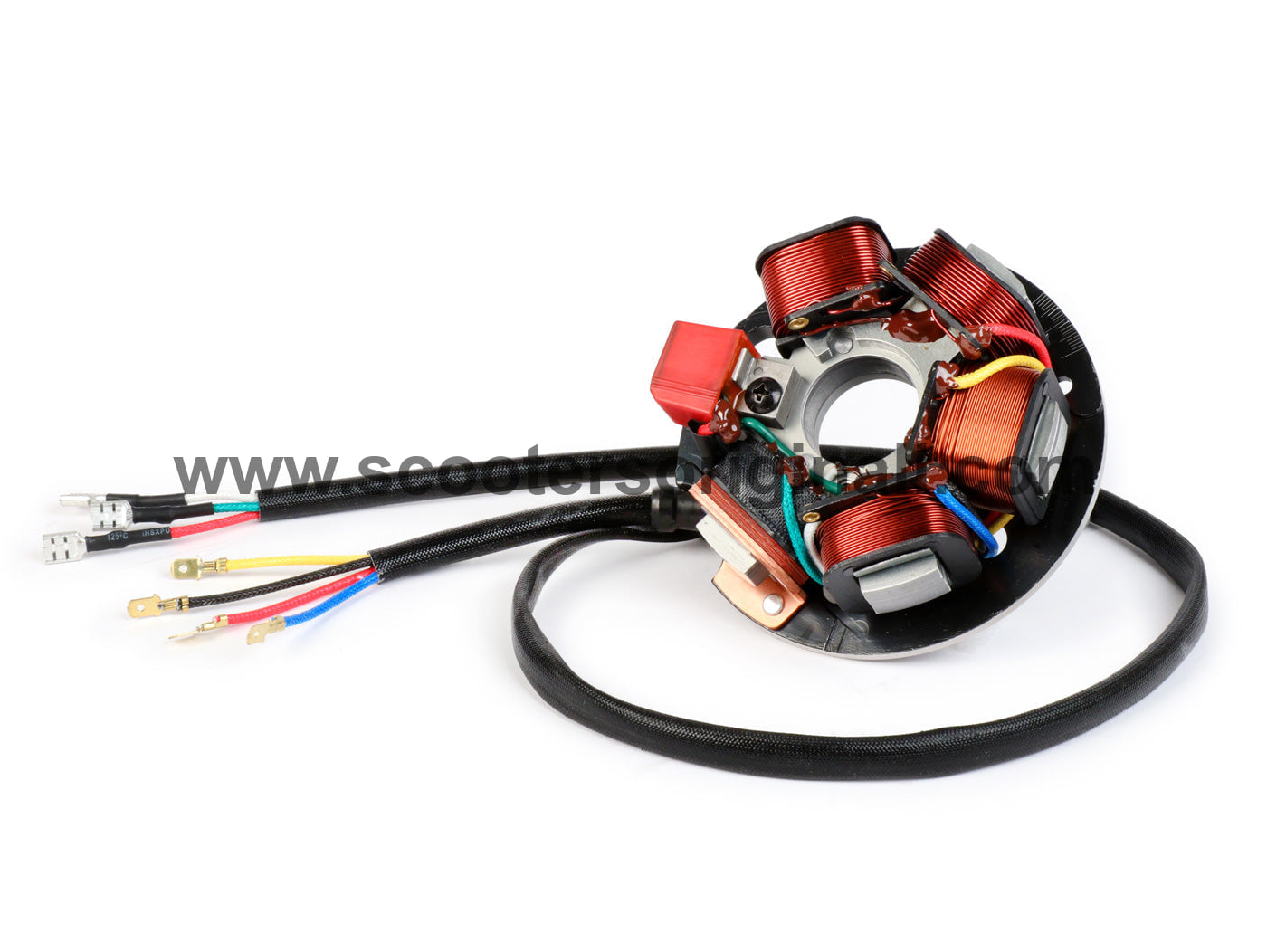 Vespa V2.5 Electronic Ignition Stator with Silicone Coating - Compatible with ET3 (VMB1T) & BGM PRO Scooters - High Performance Replacement Part for Smooth Engine Starts | Perfect for Vespa Restoration Projects & Daily Commuting