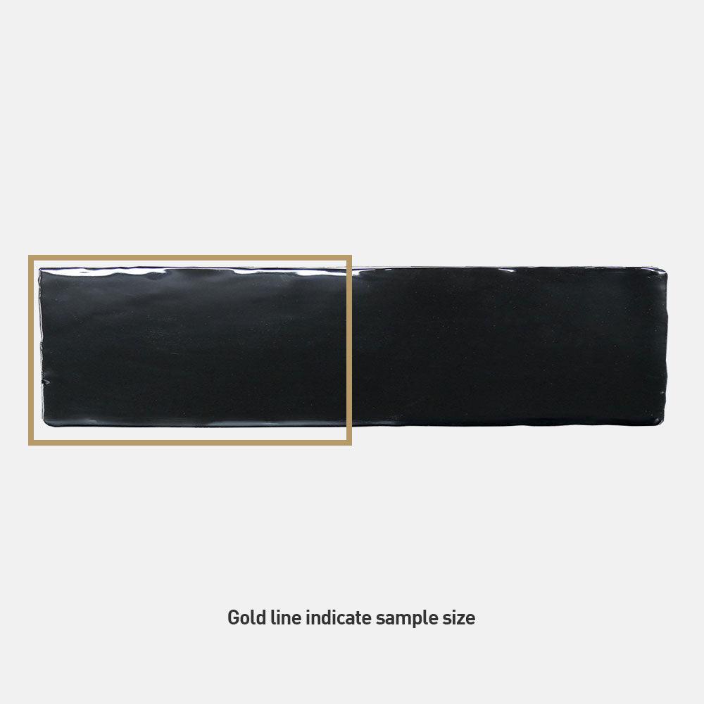 Premium Columbus Nero 75x300 Glossy Subway Tile - Perfect for Kitchen Backsplash, Bathroom Walls & Modern Interior Design