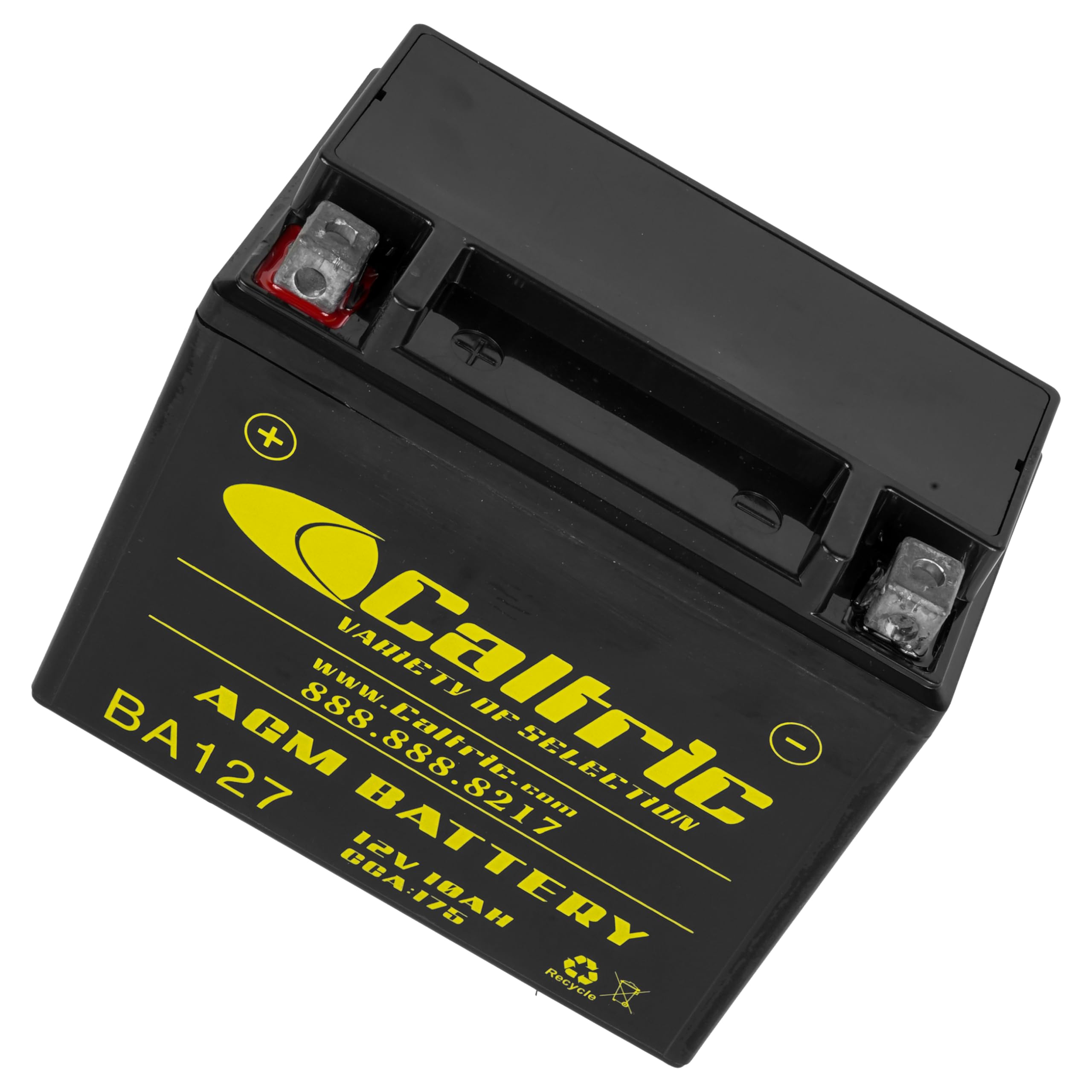 Caltric AGM Battery Replacement for Yamaha 600R YZF600R YZ-F600R Motorcycle (1995-2007) - High Performance Power Solution for Street Bikes & Racing | Perfect for Commuting, Track Days & Long Rides