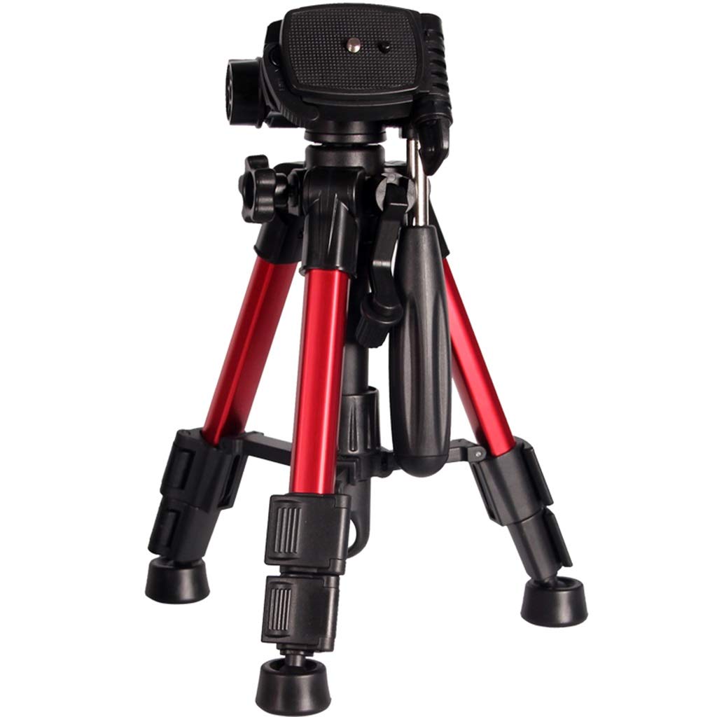 FEANG Lightweight Aluminum Tripod Stand for Camera & Phone - 360° Panorama, 1/4