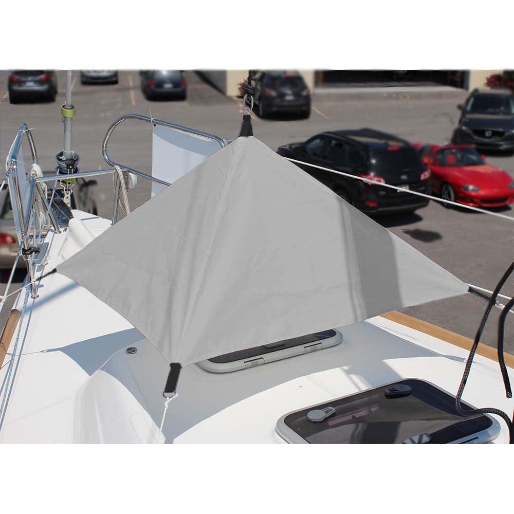 SOGEMAN Light Gray Hatch Umbrella for Sailboat - Waterproof Sun & Rain Protection for Boat Hatch | Perfect for Marine Use, Sailing, Yachting & Outdoor Boating Activities