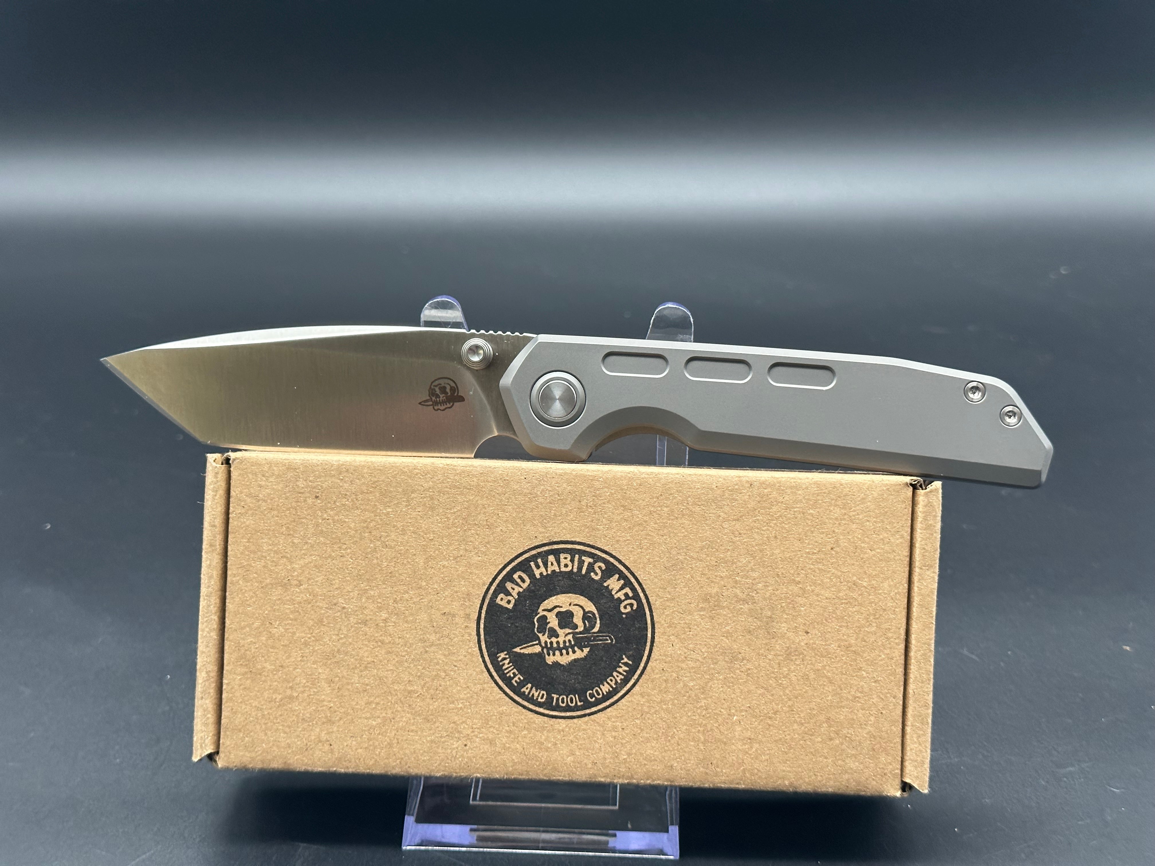 Bad Habits Mofo Tanto Knife - Premium Tactical Fixed Blade for Outdoor Survival, Camping & EDC | Perfect for Hunting, Bushcraft & Self Defense