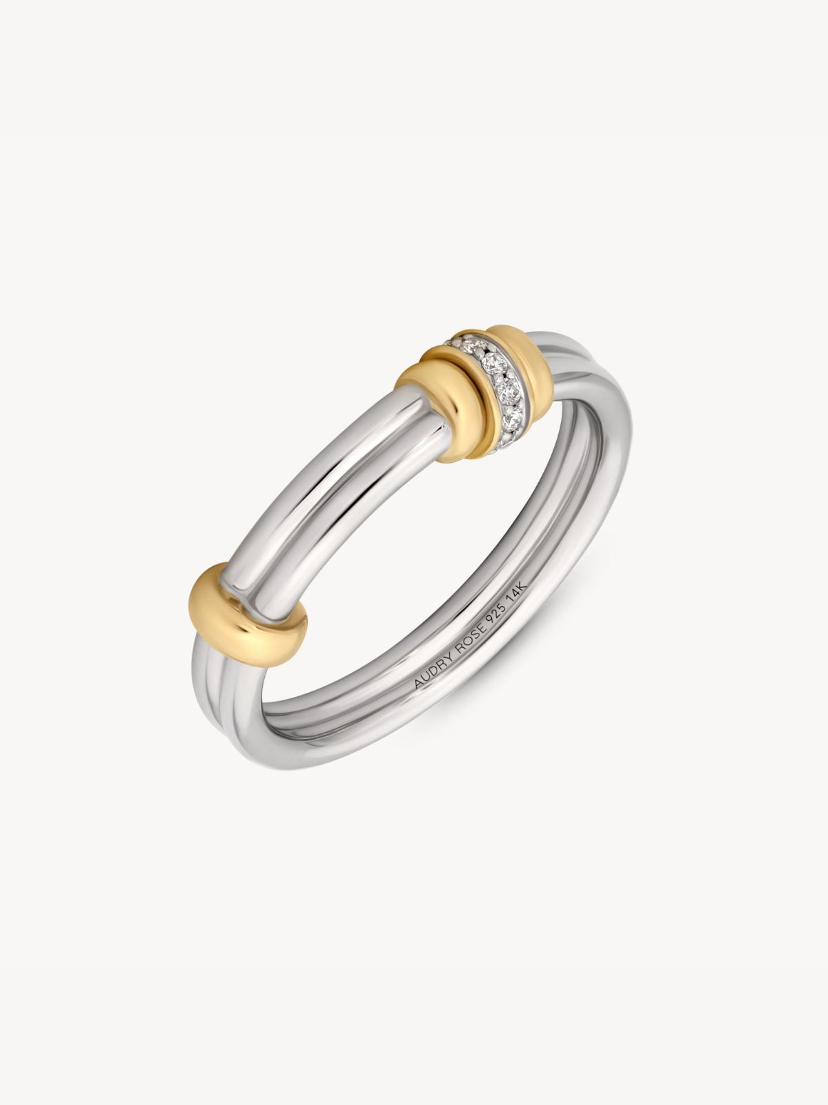 Golden Arc Ring - Elegant 14K Gold Plated Minimalist Ring for Women - Perfect for Everyday Wear, Gift Giving & Special Occasions