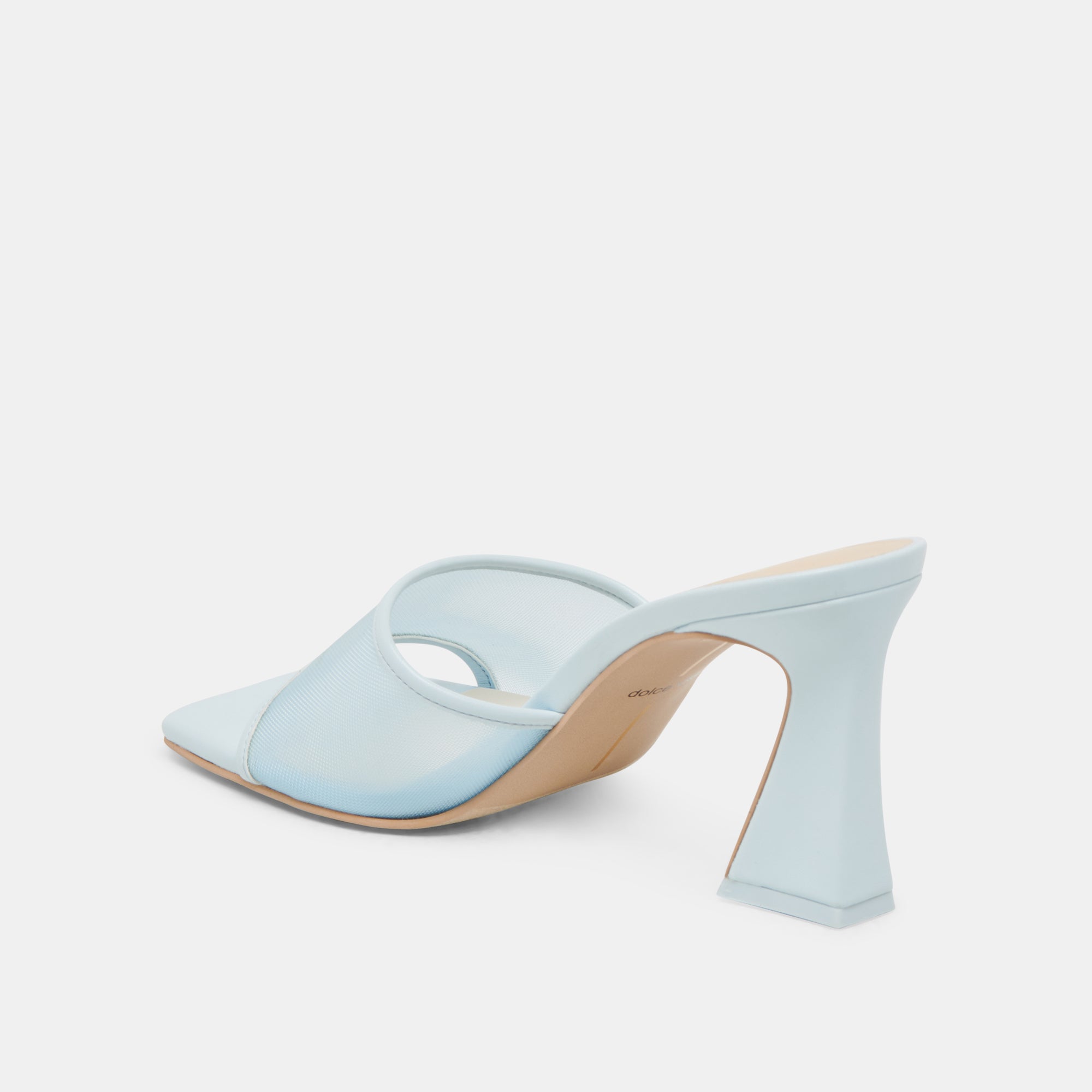 NARDA High Heels for Women - Ice Blue Mesh Stiletto Pumps - Elegant Party Shoes for Weddings, Prom & Evening Events
