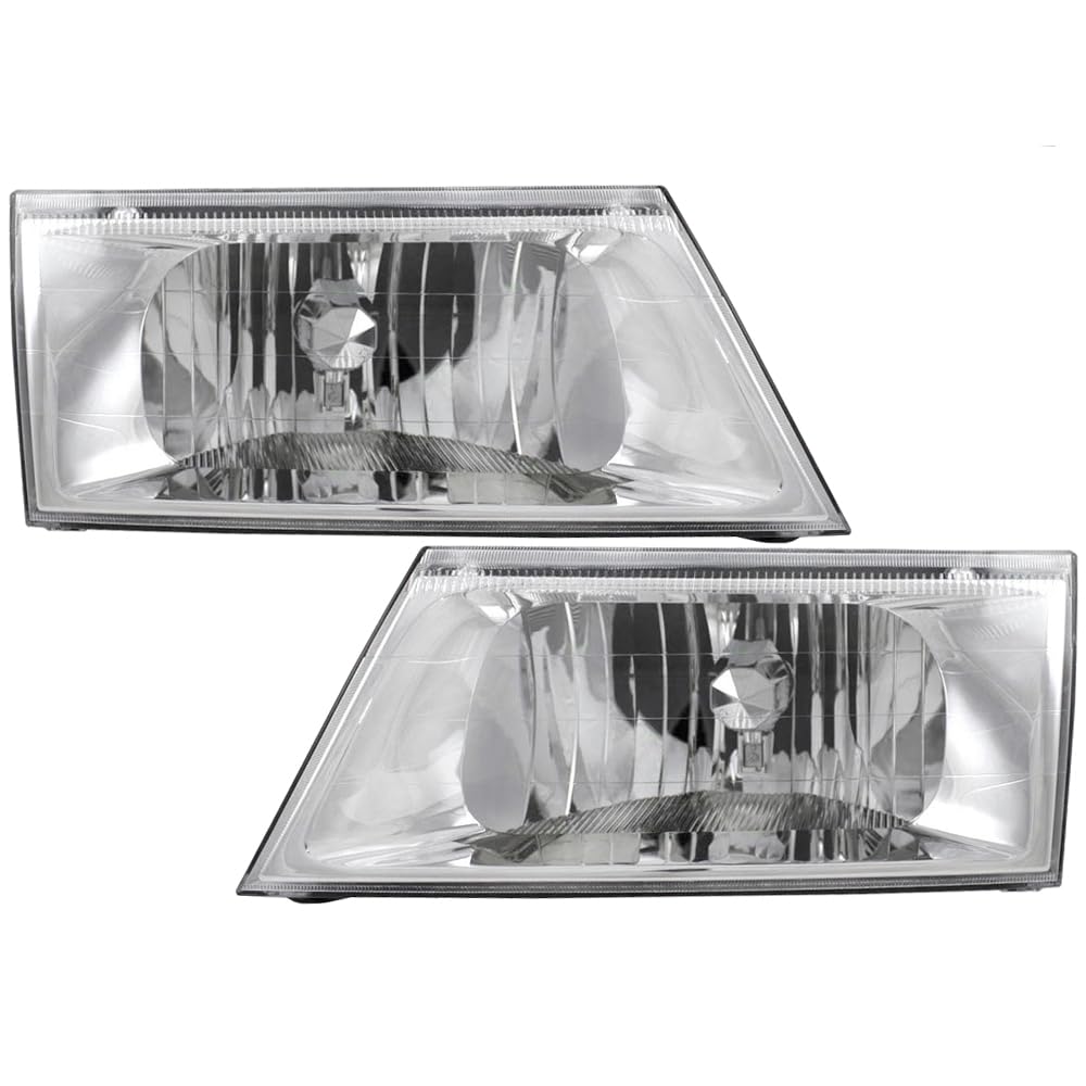 OE Style Halogen Headlights for 03-04 Mercury Grand Marquis - Perfect for Night Driving