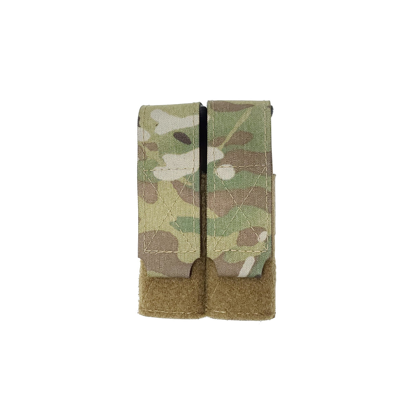 **Esstac Lidded Double Pistol KYWI Pouch with 2 Malice Clips - Tactical Magazine Holder for Pistols - Perfect for Range Training, Competition Shooting & Military Use**
