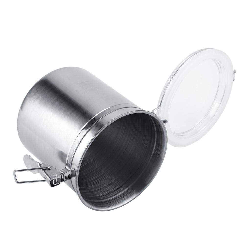 Premium Stainless Steel Coffee Container - 1400ml Vacuum Sealed Storage Jar for Coffee, Tea, Sugar & Beans | Airtight Kitchen & Pantry Organization for Freshness | Ideal for Home, Office & Camping Use