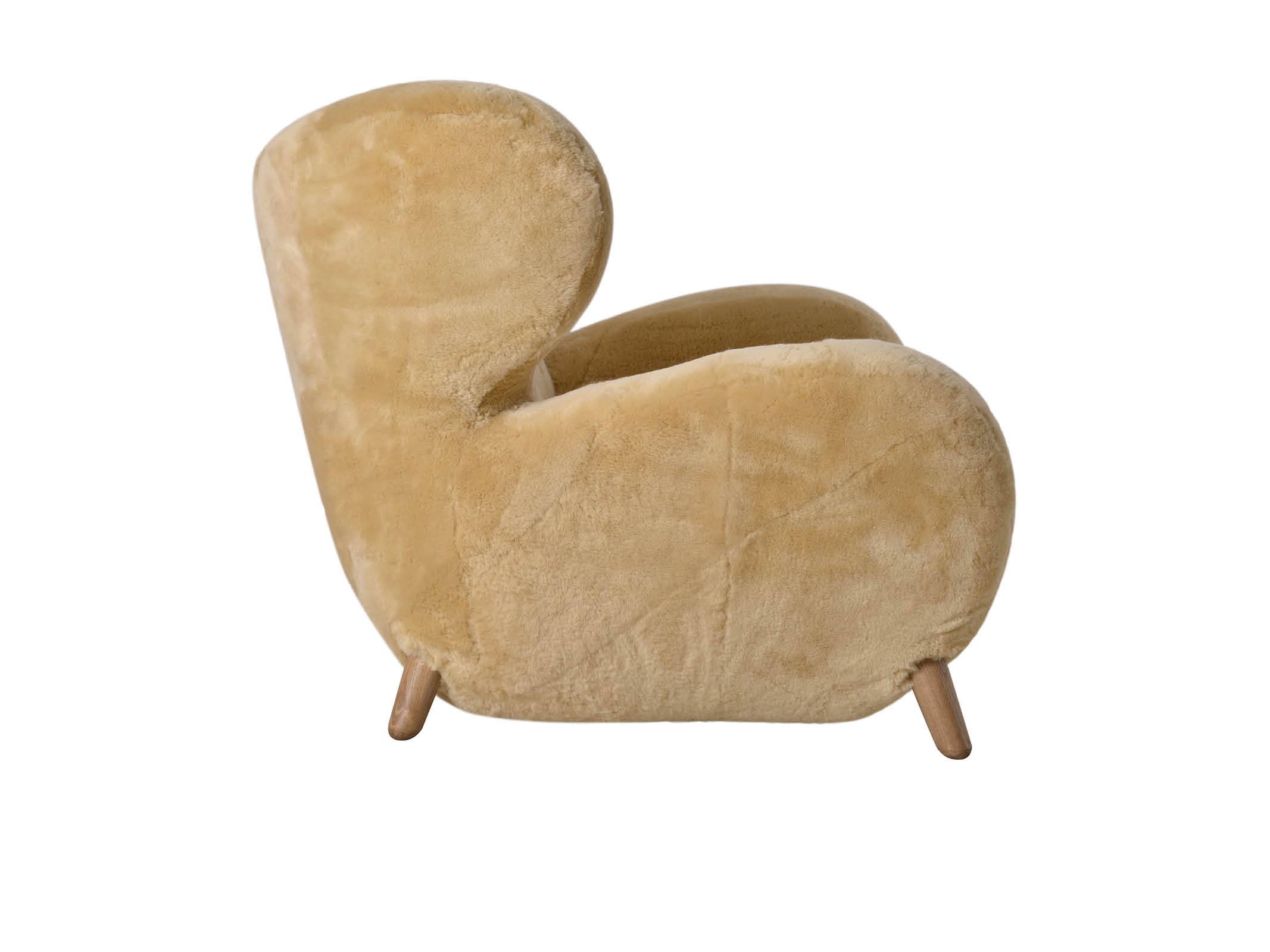 Manx Lounge Chair - Modern Comfortable Accent Chair for Living Room, Bedroom & Office - Perfect for Relaxing, Reading & Lounging