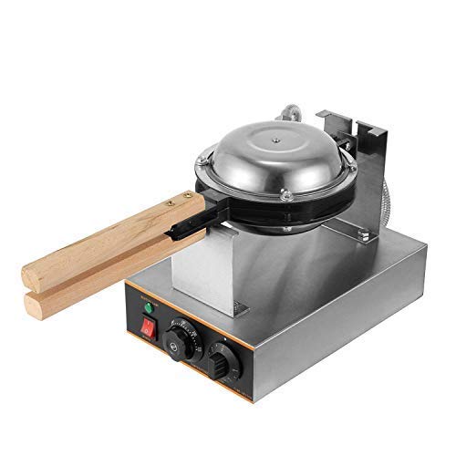Commercial Bubble Waffle Maker - Hong Kong Style Egg Puff Machine for Belgian Bubble Waffles | Perfect for Cafes, Food Trucks, and Home Breakfast