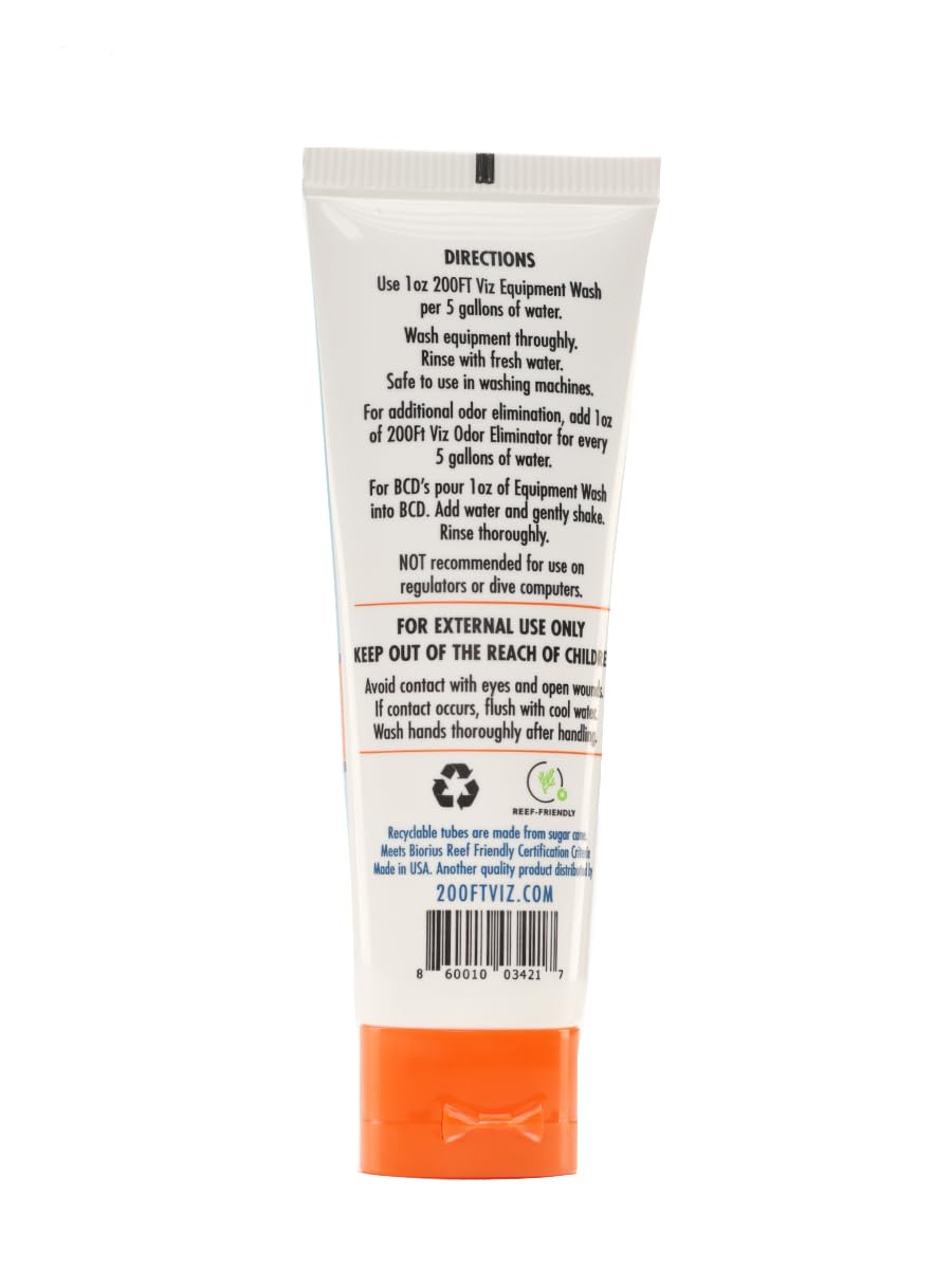 Scuba Diving Equipment Wash & Gear Cleaner | Professional Dive Essentials for Wetsuits, Masks & Fins | Perfect for Pre-Dive Prep & Post-Dive Maintenance
