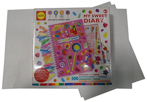 ALEX Toys Dylan's Candy Bar My Sweet Diary - Fun Candy Themed Journal for Kids, Girls & Teens - Perfect for Birthday Gifts, School Notes & Secret Diary Keeping