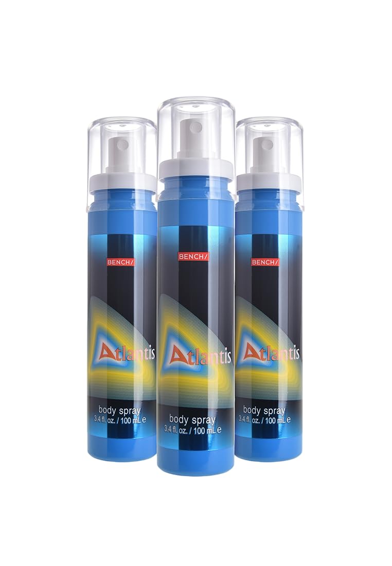 Atlantis Body Spray for Women & Men - 100ml (3 Pack) - Long Lasting Fragrance, Fresh & Floral Scent - Perfect for Daily Use, Gym, Travel & Gifting