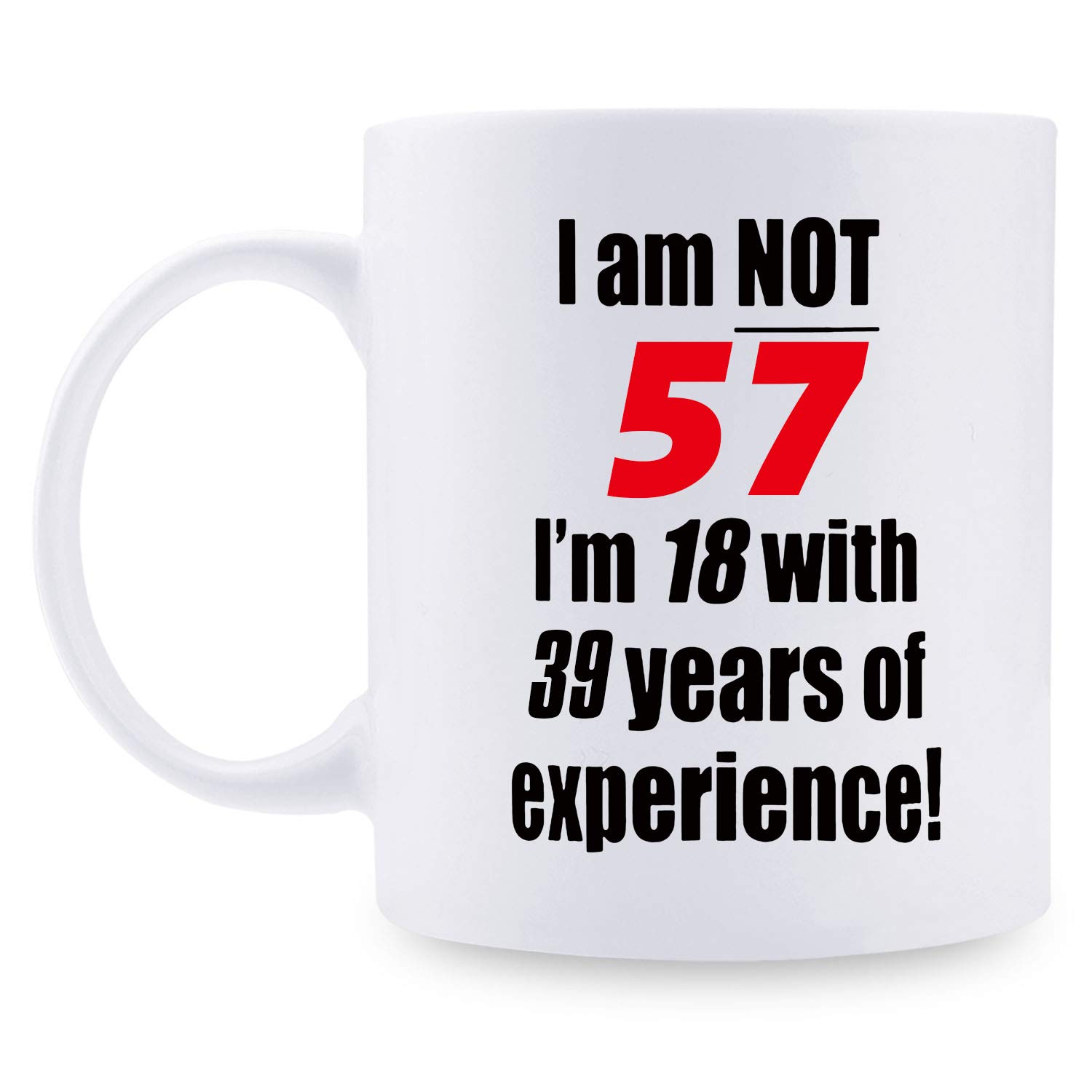 57th Birthday Gifts for Men - Funny 1962 Vintage Coffee Mug for Dad, Husband, Brother - 11oz Ceramic Cup - Perfect for Office, Home & Gag Gifts