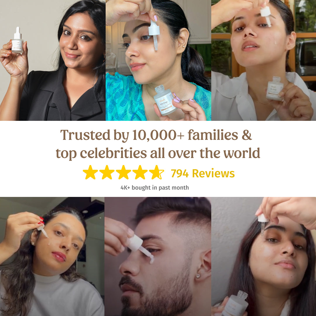 Milk Drops Brightening Serum for Glowing Skin - Vitamin C & Hyaluronic Acid Face Treatment | Perfect for Day & Night Skincare Routine