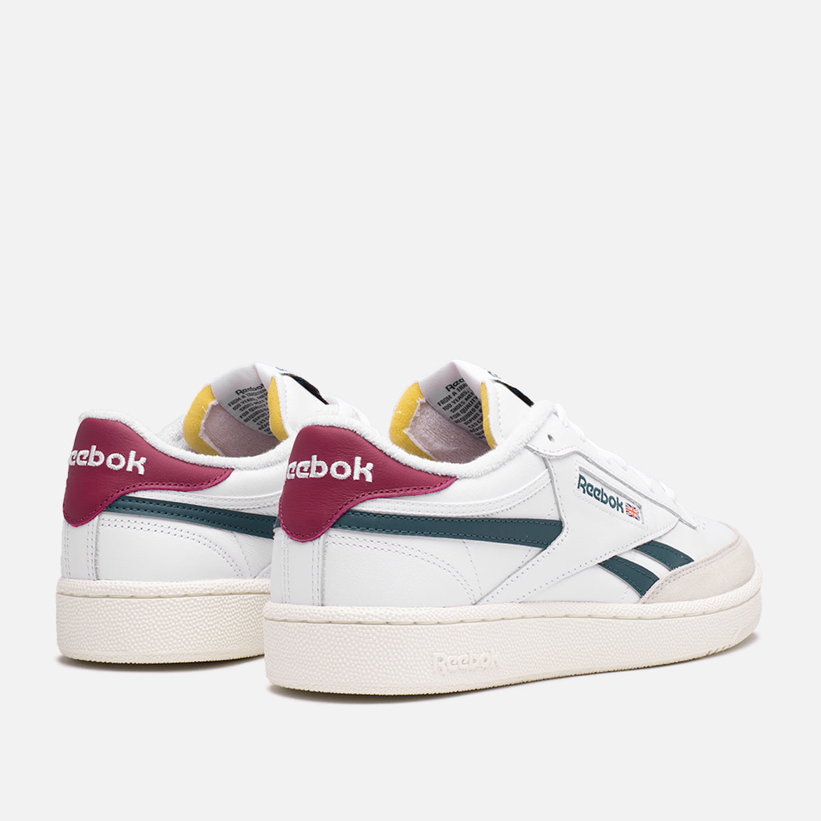 Reebok Club C Revenge Sneakers - White, Pine & Berry Color Options | Casual & Athletic Wear for Men & Women | Perfect for Running, Gym & Everyday Fashion