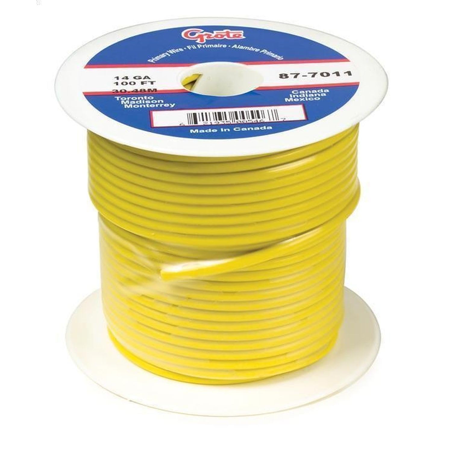 Grote (89-7011) 12-10 AWG Wire Gauge - Heavy Duty Automotive Electrical Wire for Trucks, Trailers & RVs - Perfect for Wiring Repairs & Custom Installations
