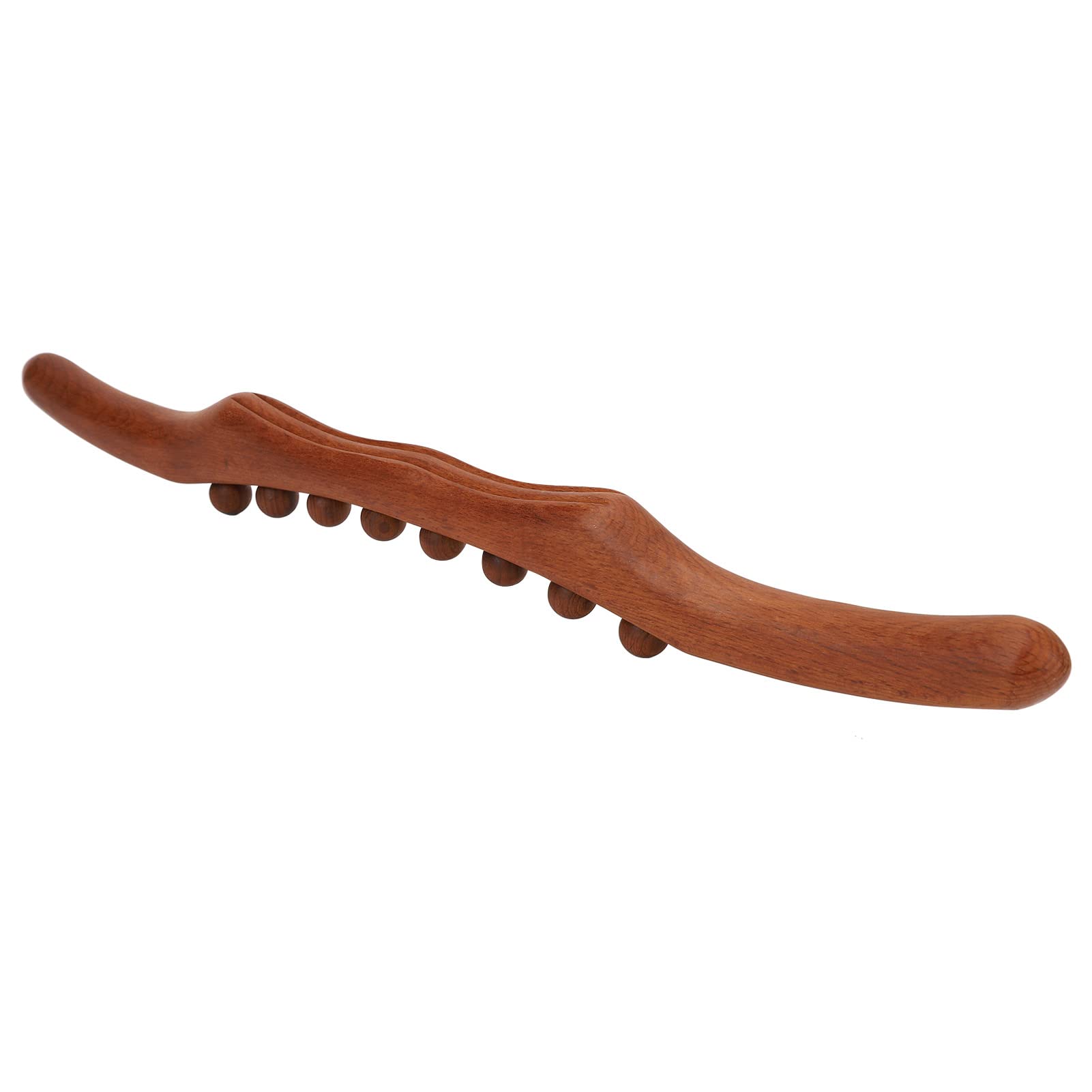 Ergonomic Wooden Massage Stick with 8 Massage Points - Concave & Convex Design for Deep Tissue Relief | Perfect for Beauty Salons, Home Spa, and Muscle Relaxation Therapy