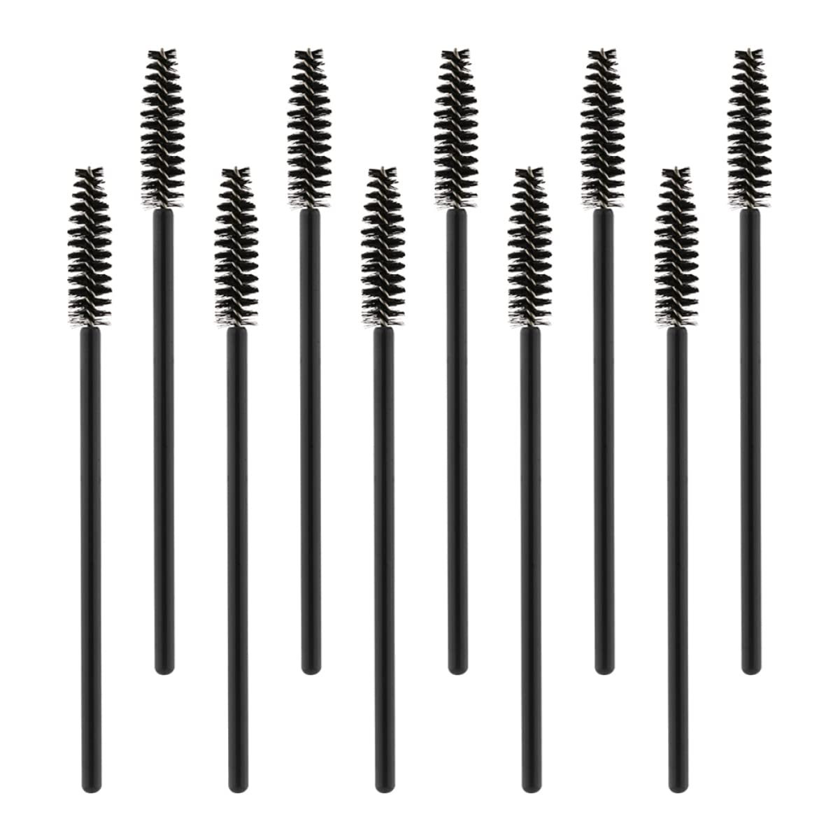 FOMIYES False Eyelashes - 3D Silk Fiber Lashes for Volume & Length, Black Eyebrow & Eyelash Extensions with Applicator Tool - Perfect for Bridal, Party & Night Out Makeup