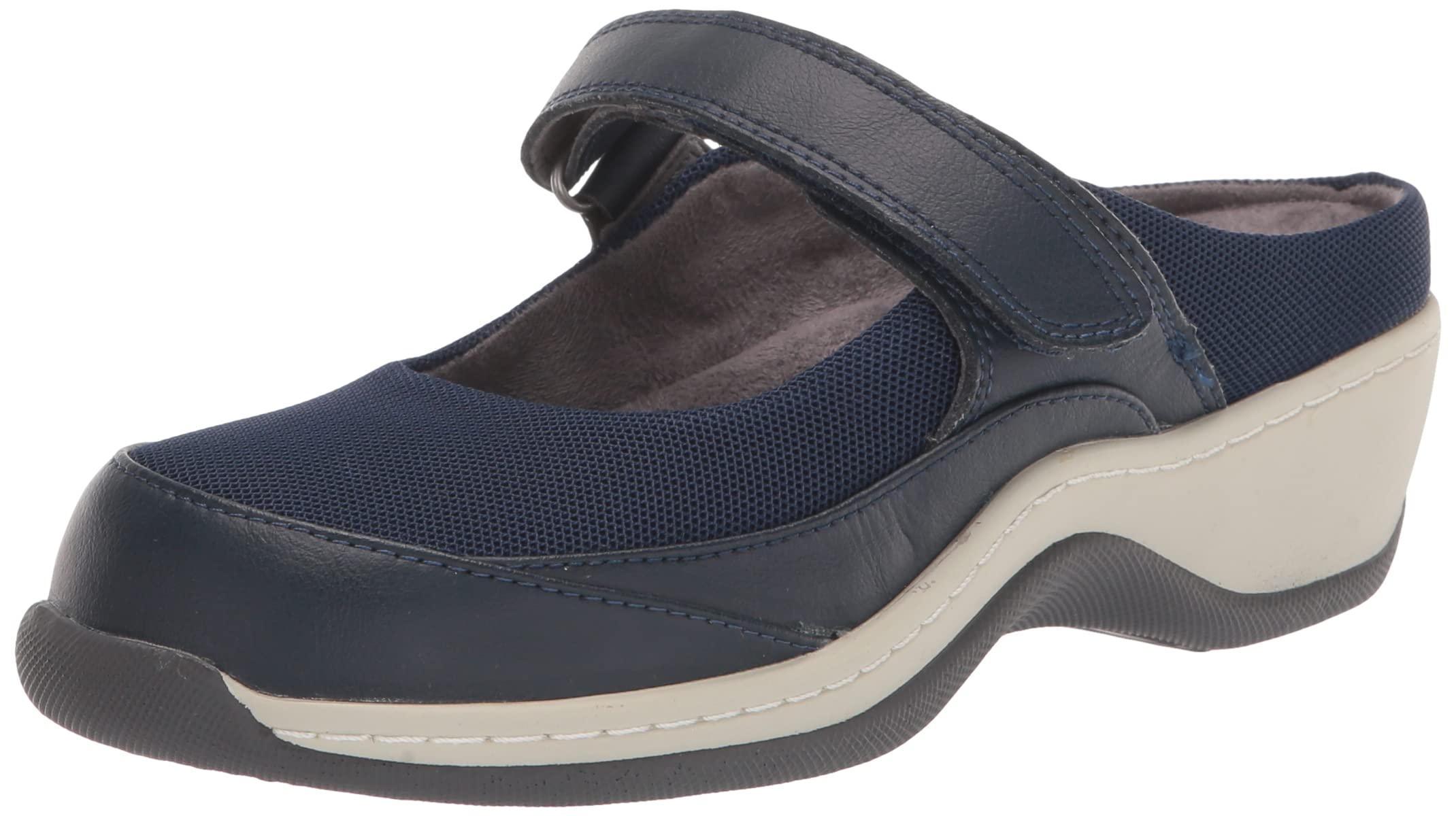 Trotters Women's Mary Jane Sneaker Mule - Comfortable Slip-On Shoes for Women, Navy Blue, Size 10 | Casual Walking, Office Work & Everyday Wear