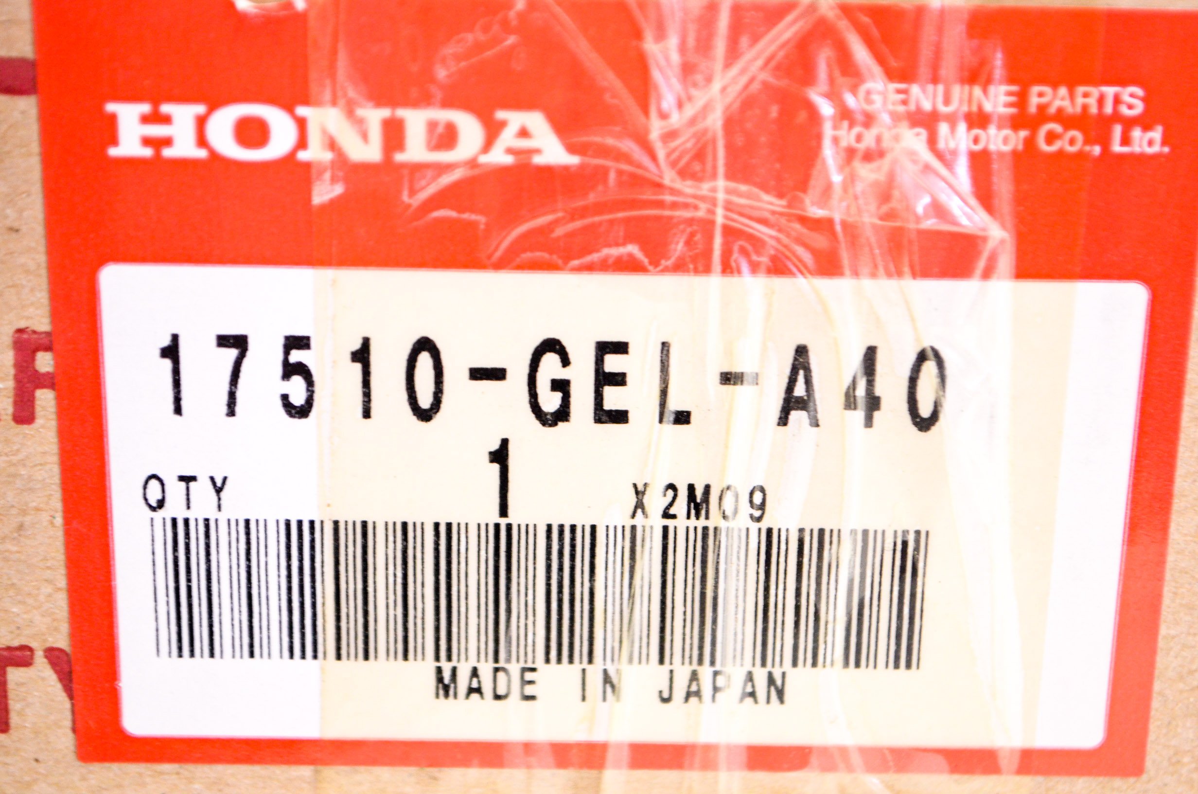 Honda 17510-GEL-A40 Fuel Tank Replacement - Genuine OEM Part for Honda Vehicles | Perfect for Fuel System Repair & Maintenance