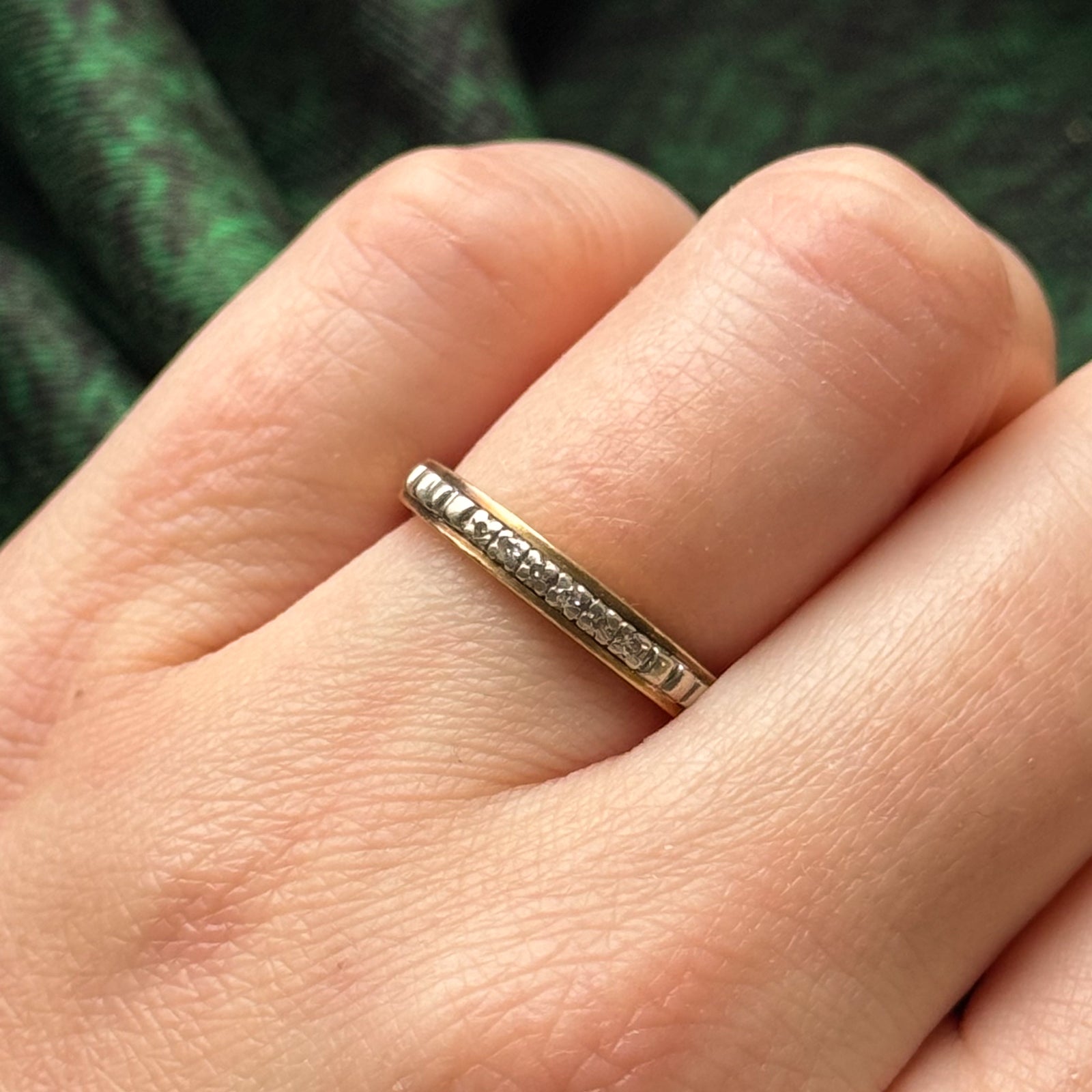 0.04ctw Channel Set Diamond Ring - Size 6.5 | Elegant Wedding Band, Anniversary Gift & Engagement Ring for Women | Perfect for Proposals, Vows & Special Occasions
