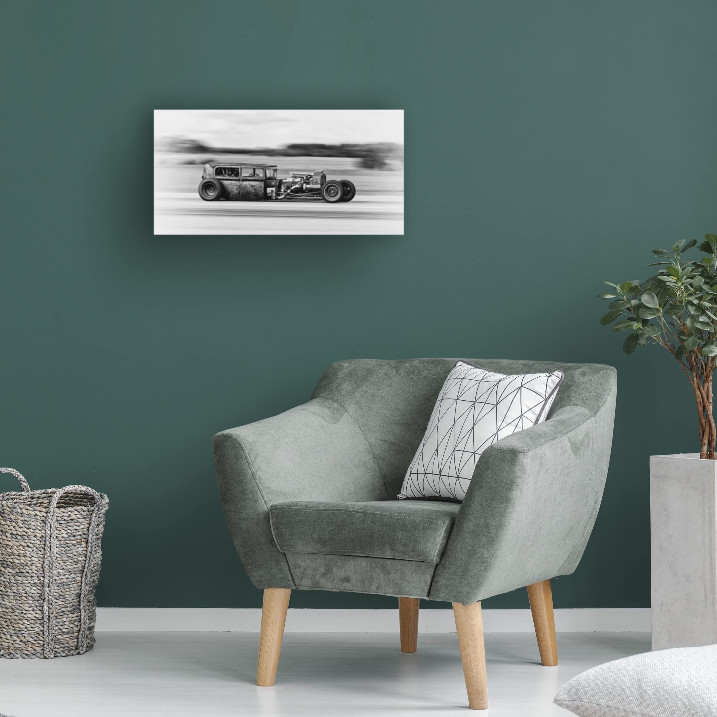 Trademark Fine Art 'Lowrider' Canvas Wall Art by Leif Londal - Modern Home Decor for Living Room, Bedroom & Office