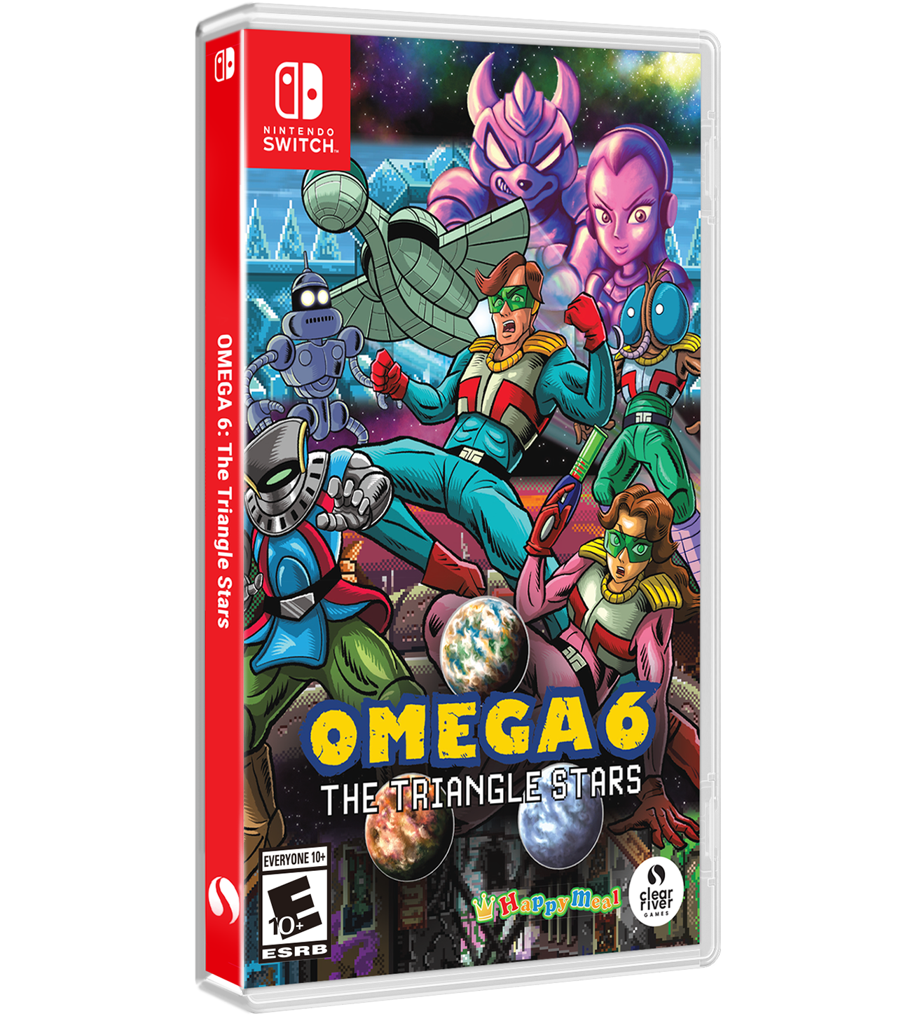 OMEGA 6: The Triangle Stars - Nintendo Switch Game | Sci-Fi Space Adventure for Single Player & Multiplayer | Perfect for Gaming Nights & Space Enthusiasts