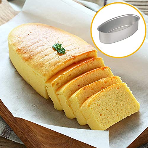 VALINK Non-Stick Oval Aluminum Alloy Baking Mold - Perfect for Cheesecakes, Bread Loaves & Cakes | Durable Bakeware for Home Kitchens & Professional Bakeries | Ideal for Birthday Parties, Holiday Baking & Dessert Making