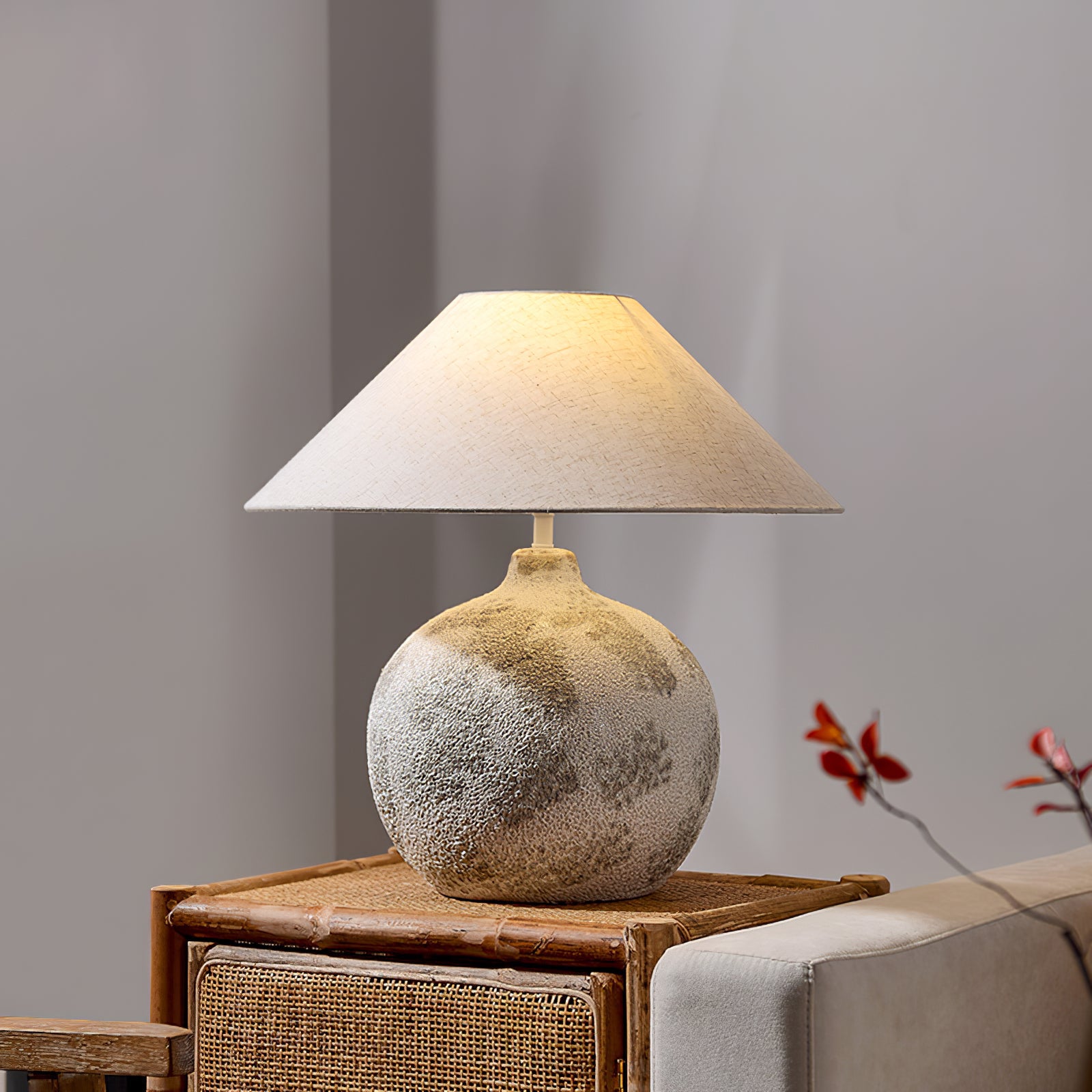 Arosa Modern LED Table Lamp with USB Port - Stylish Nightstand & Bedside Lighting for Bedroom, Living Room, Office