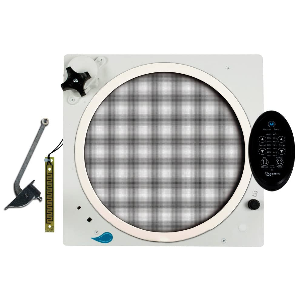 Fan-Tastic Vent 807359 Pop 'N Lock Screen Upgrade Kit - 7350 | RV & Camper Ventilation Accessory | Easy Installation for Better Airflow & Bug Protection