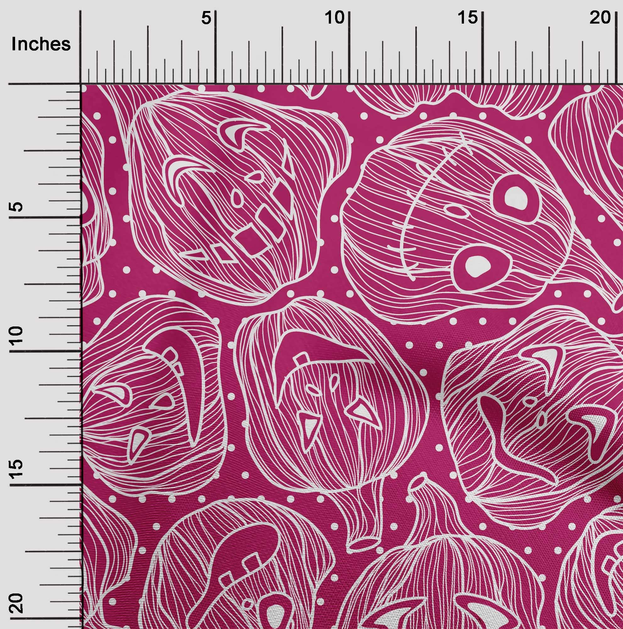 Velvet Magenta Fabric by The Yard - 58 Inch Wide Printed Sewing Material for Halloween Costumes, DIY Clothing & Home Decor | Premium Quality Craft Supplies for Cosplay, Quilting & Fashion Projects