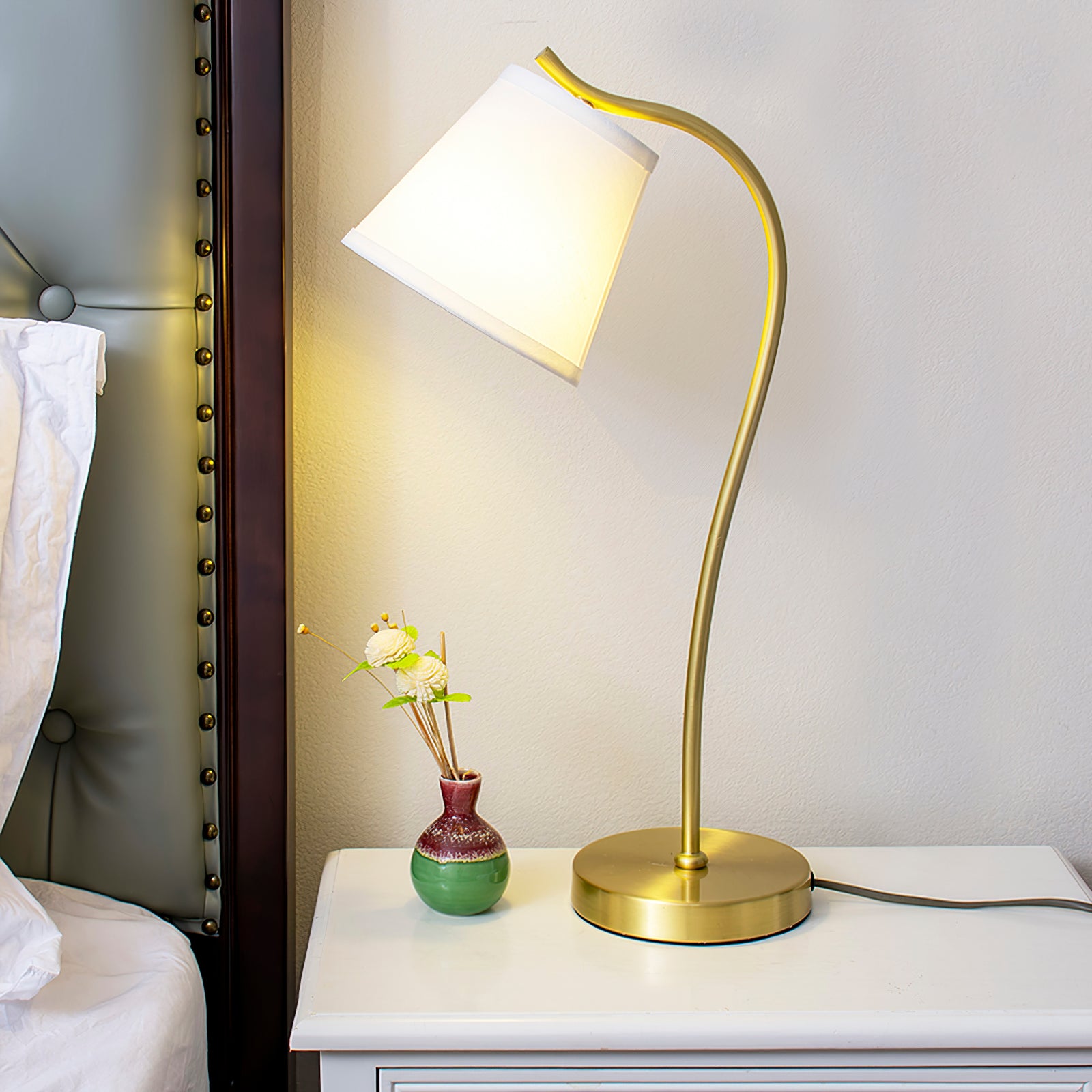 Aneta Table Lamp - Modern LED Desk Lamp with Adjustable Brightness & Color Temperature for Home Office, Bedroom, and Study Room Lighting