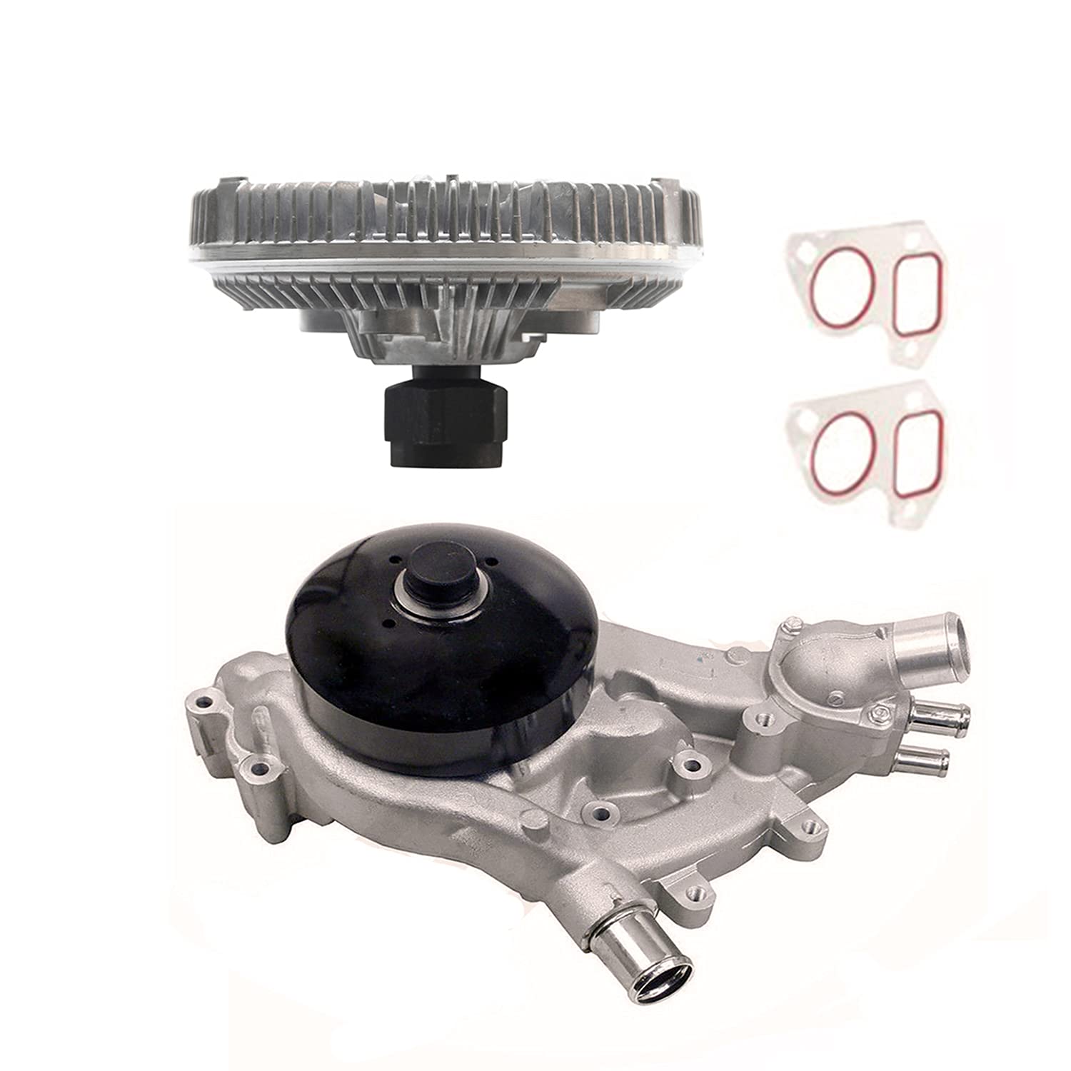 2015-2017 GMC Savana 3500 4500 V8-6.0L Water Pump with Fan Clutch Kit - AW6009 2786 Replacement - Perfect for Engine Cooling System Maintenance & Repair