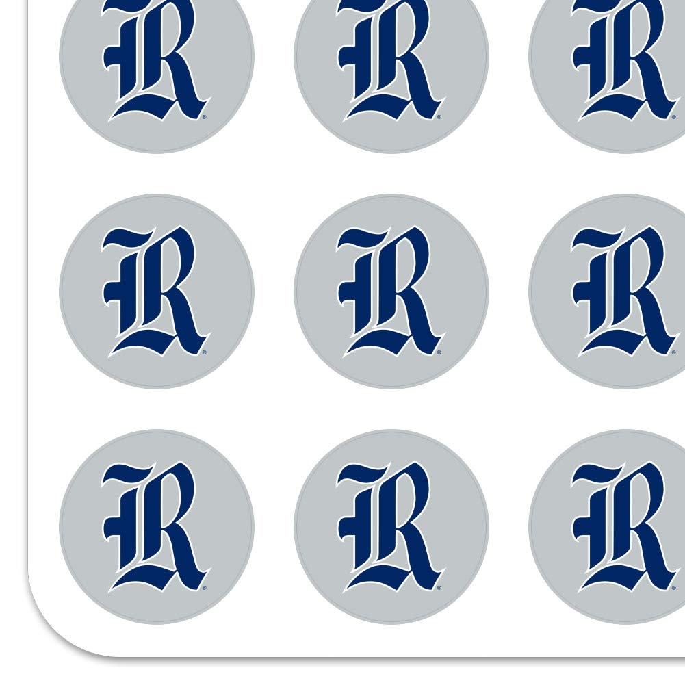 Rice University Owls Logo 1 Inch Planner Stickers - Clear Vinyl Decals for Scrapbooking, Bullet Journal, DIY Crafts & School Supplies (Pack of 50) - Perfect for Planners, Calendars, Laptops & Water Bottles
