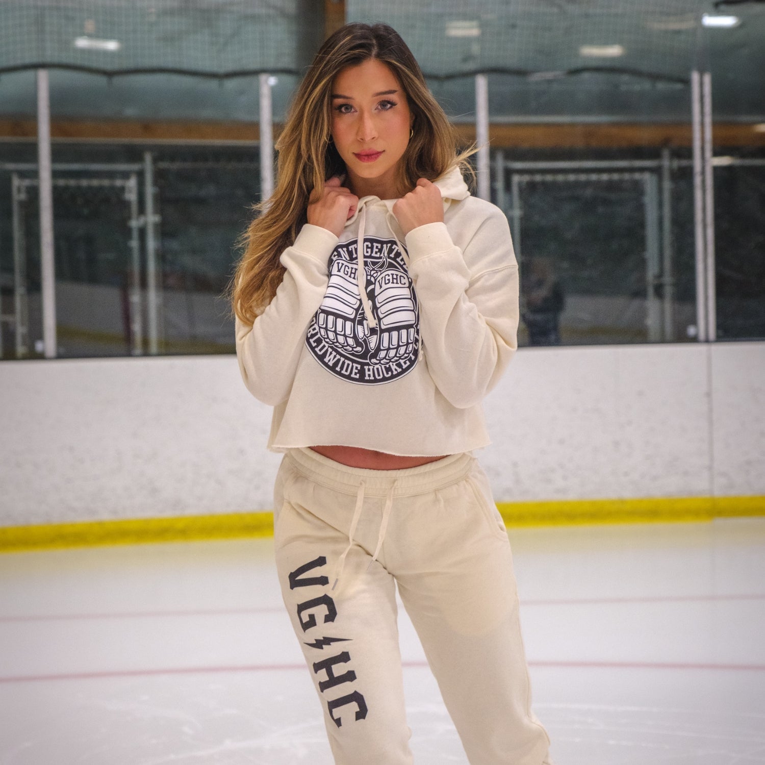 Warrior Women's Crop Hoodie - Soft Fleece Pullover Sweatshirt for Yoga, Gym & Casual Wear | Trendy Streetwear Fashion