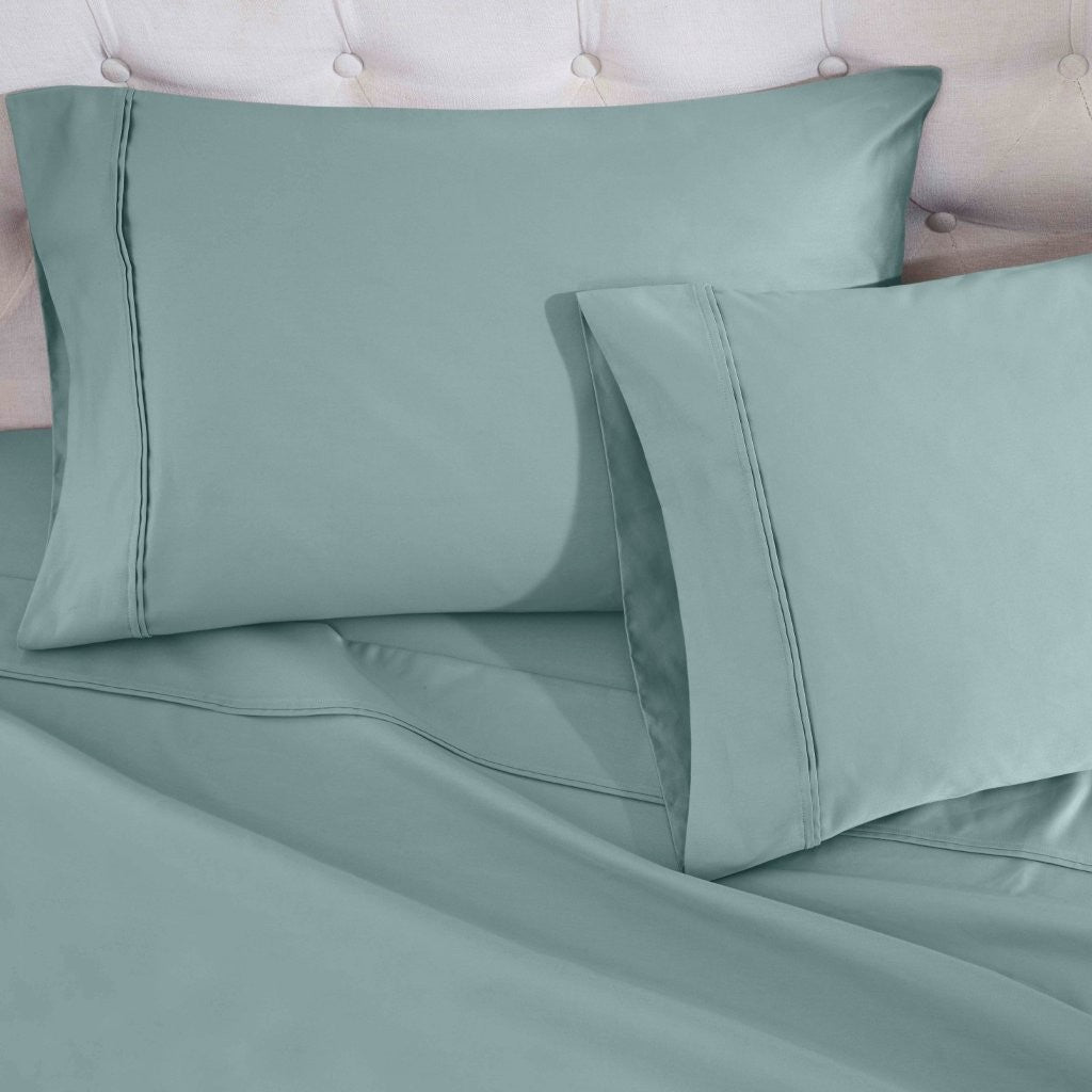 Premium 1200 Thread Count Egyptian Cotton Deep Pocket Bed Sheet Set - King Size, Ultra Soft & Breathable for Luxury Comfort - Perfect for Master Bedroom, Guest Room, or Hotel Use