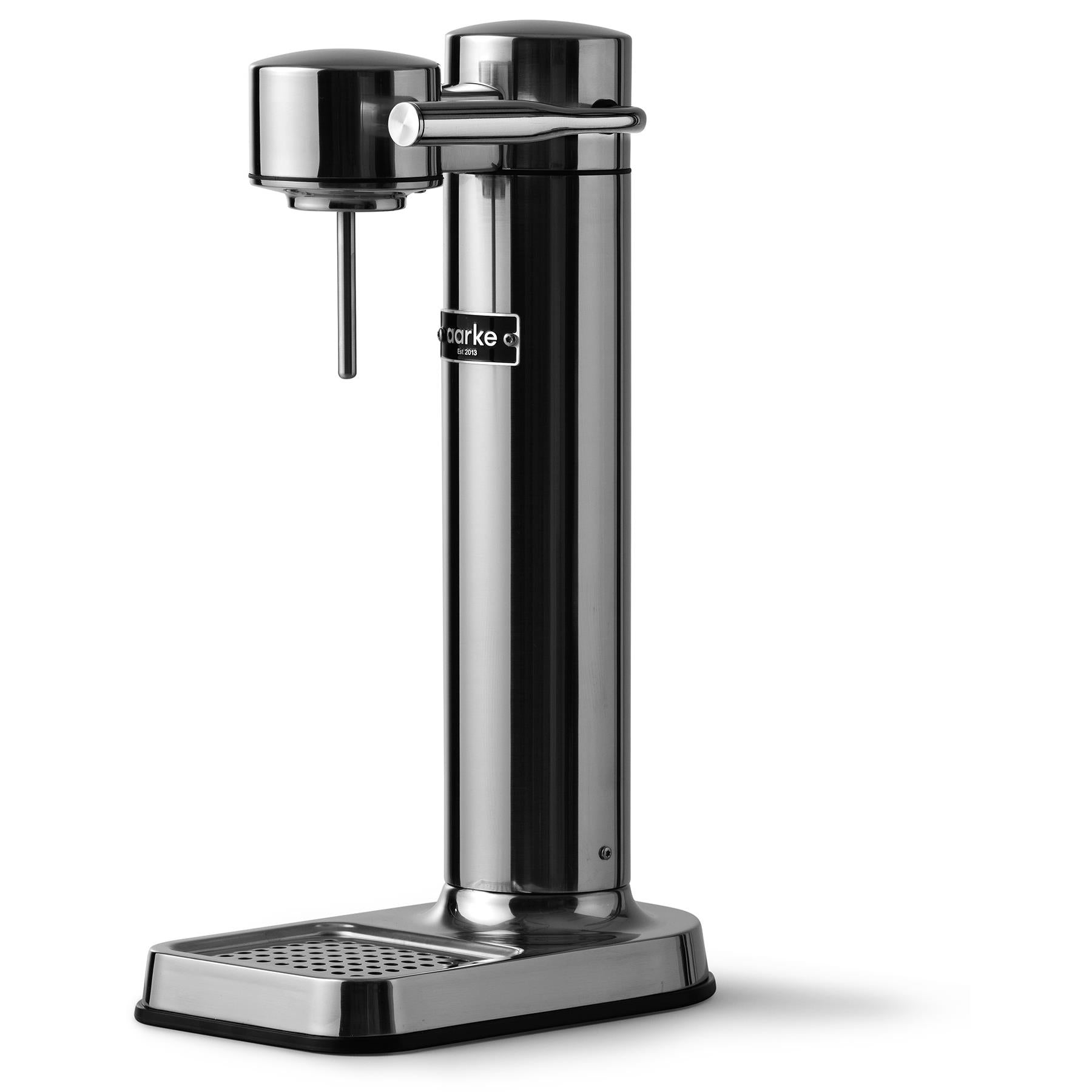 Aarke Carbonator III Sparkling Water Maker - Premium Polished Silver Soda Machine for Home & Office | Make Fresh Sparkling Water, Seltzer & Carbonated Drinks | Perfect for Parties, Cocktails & Healthy Hydration