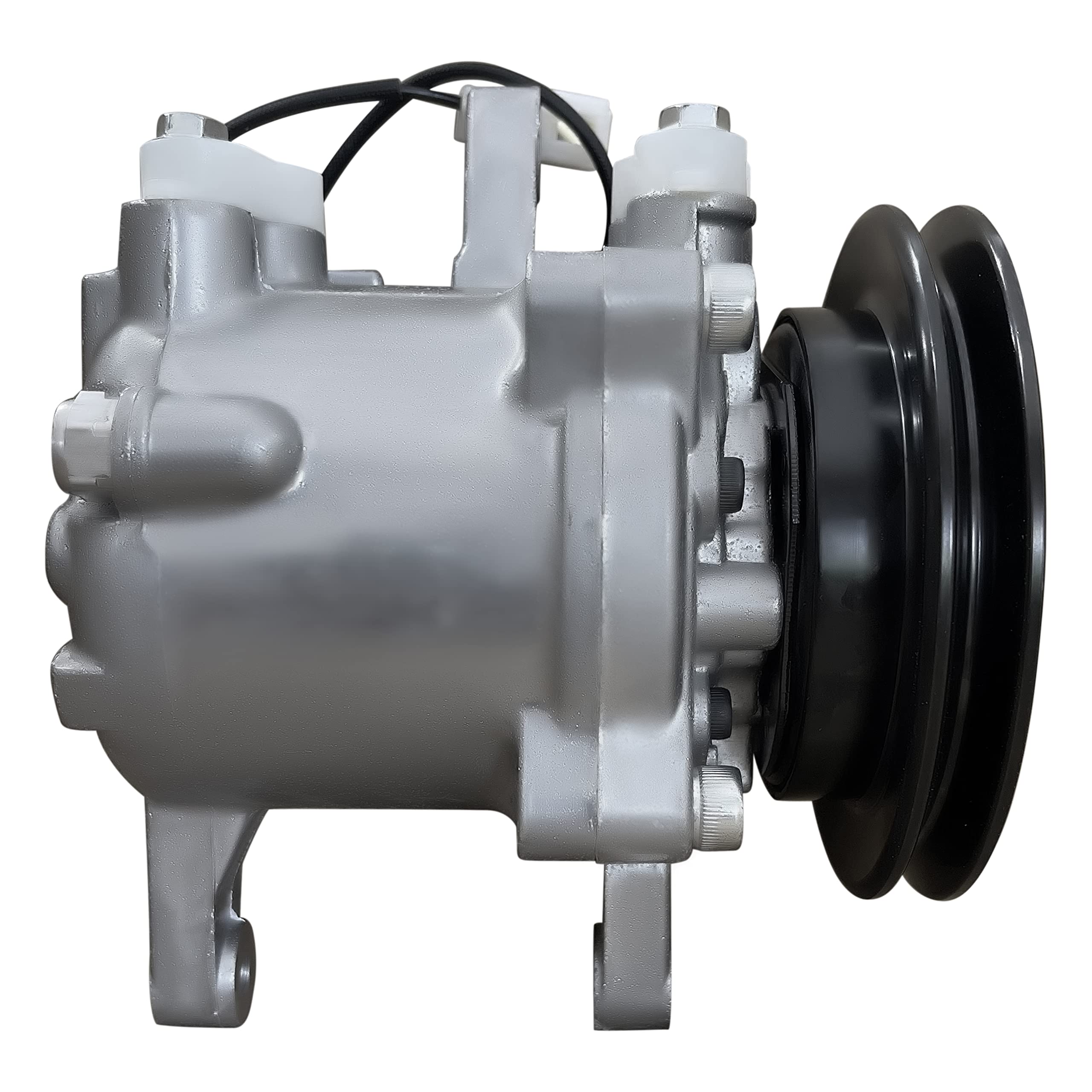 RYC New AC Compressor and A/C Clutch AD-5791N Replacement for Kubota SV07E 3C581-97590 & 3C581-50060 - Perfect for Tractor, Excavator, and Construction Equipment Cooling Systems