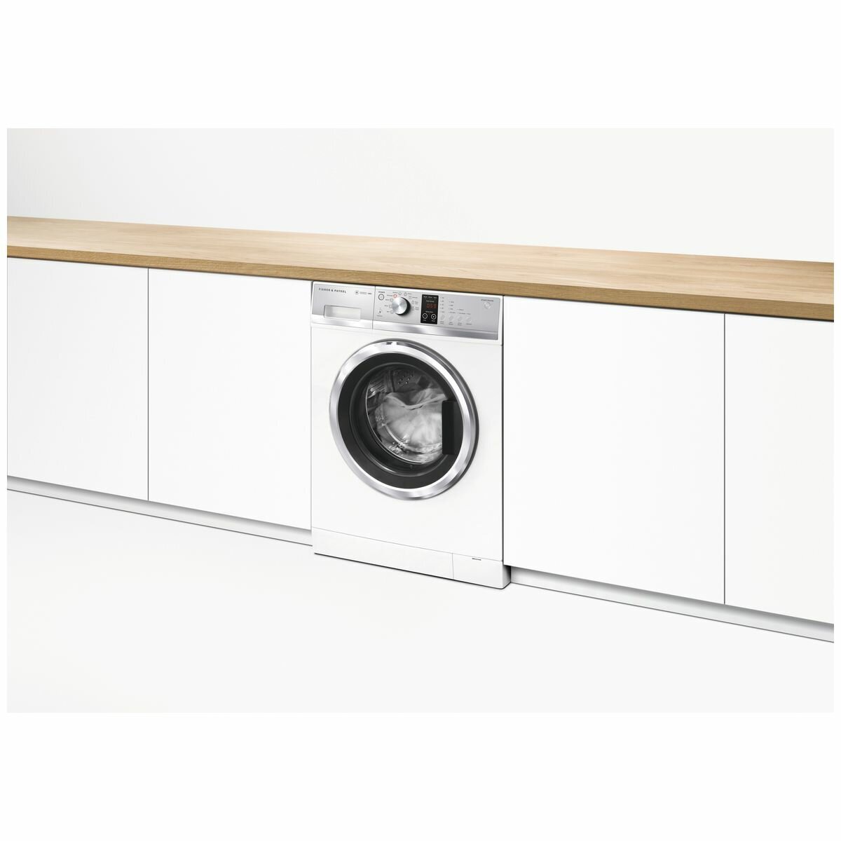 Fisher & Paykel WH8060J3 8kg Front Load Washing Machine - Energy Efficient, Quiet Operation for Apartments & Small Homes