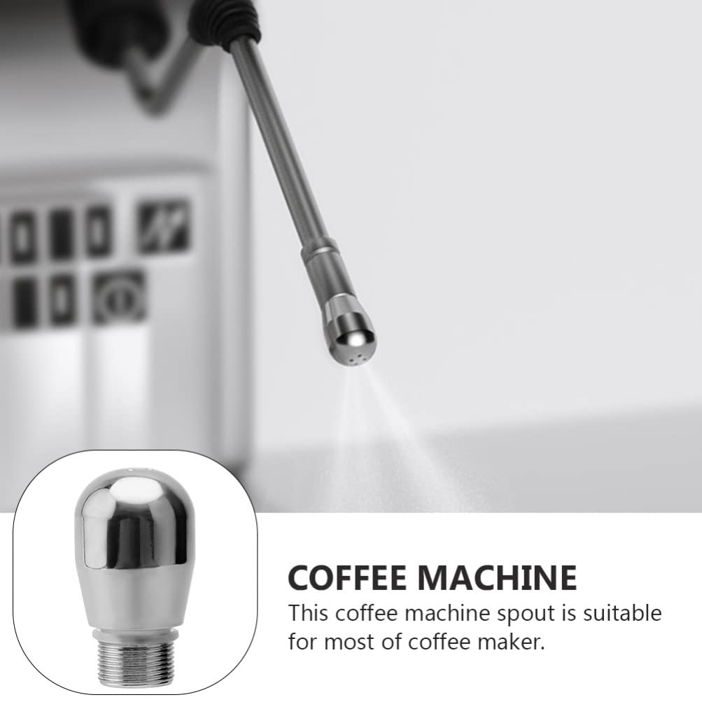Professional Stainless Steel Coffee Steamer Nozzle for Espresso Machines - Milk Frother Attachment for Lattes & Cappuccinos - Perfect for Home Baristas & Coffee Shops