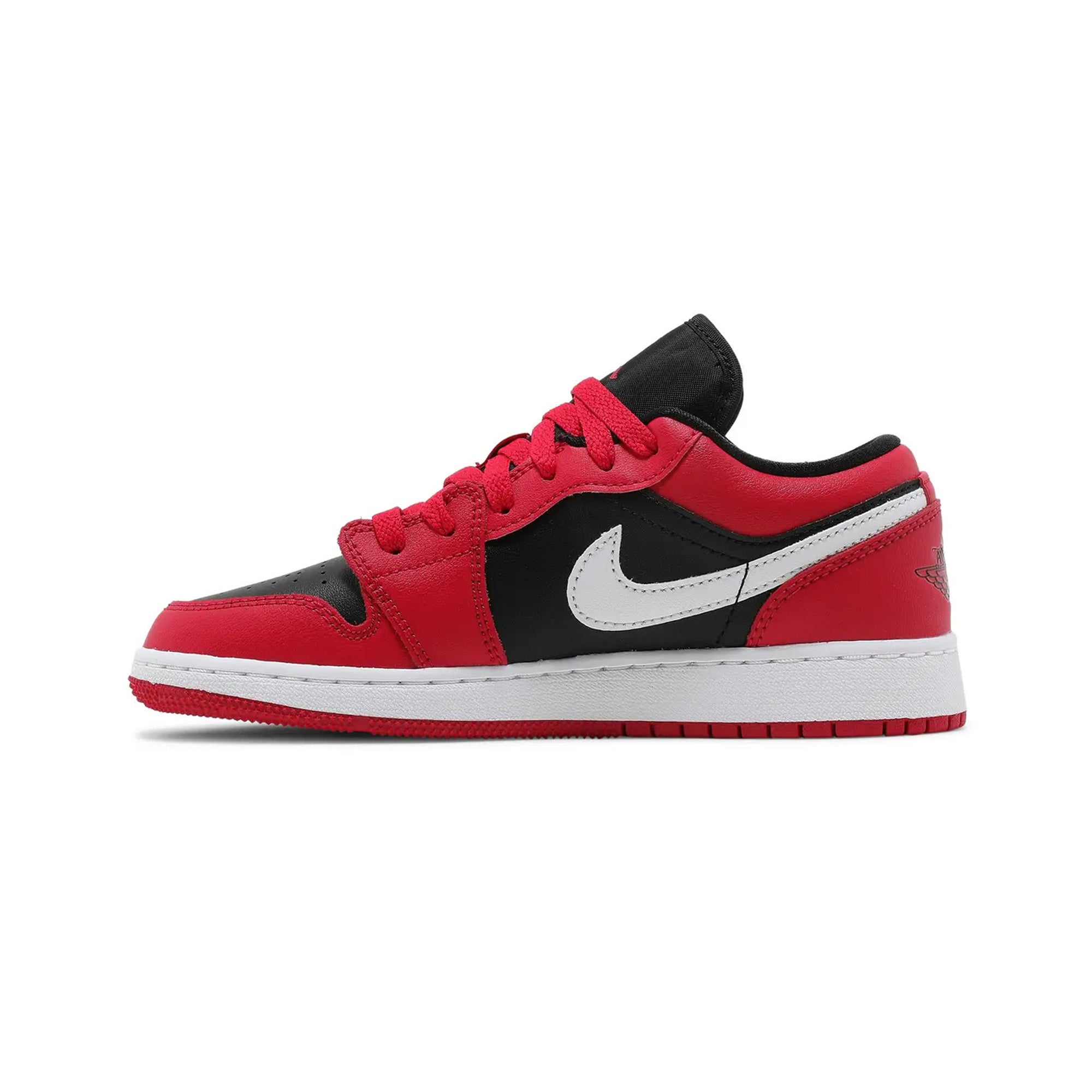 Air Jordan 1 Low 'Black Very Berry' GS Shoes - Girls' Basketball Sneakers for Casual Wear & Street Style