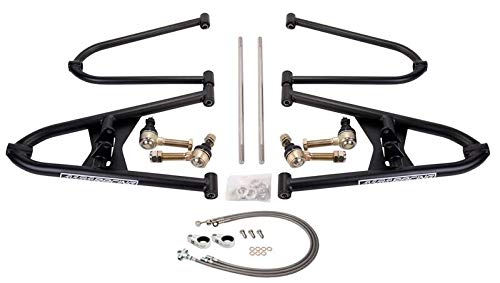 Suzuki LTZ 400 +3 +1 A-Arms Standard Travel Kit with Braided Brake Lines & Clamps (2005-2008) - Off-Road ATV Upgrade for Enhanced Stability & Control