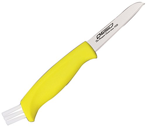 Marttiini Mushroom Knife with Neck Sheath - Stainless Steel Blade, Ergonomic Handle for Foraging - Perfect for Hiking, Camping, and Outdoor Adventures