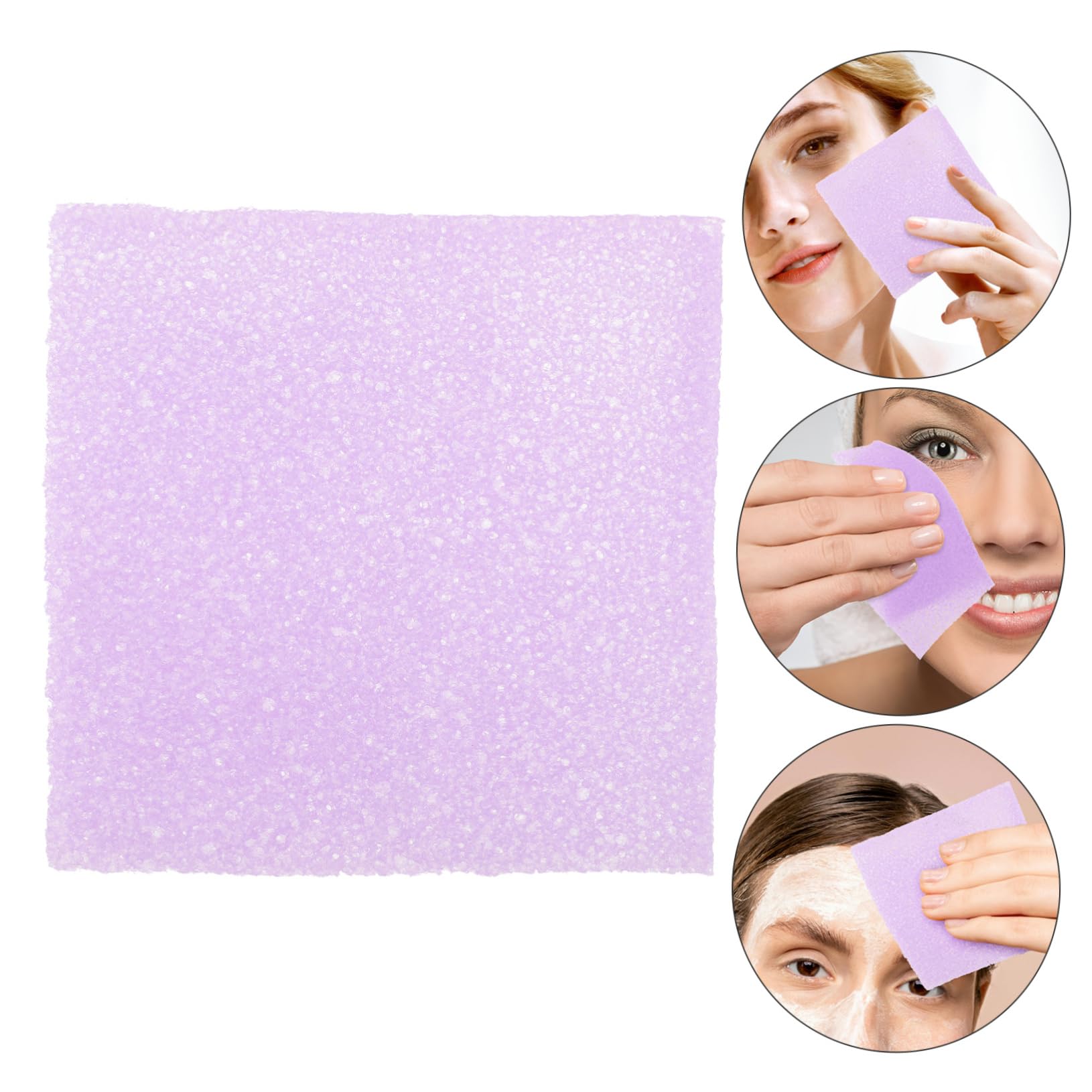 Gentle Fiber Makeup Remover Pads - Soft Exfoliating Facial Cleansing Wipes for Daily Makeup Removal & Skincare | Perfect for Travel, Gym & Nighttime Routine