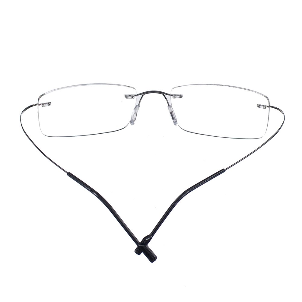 Frameless Myopia Glasses -3.50 Strength for Men & Women | Fashion Eyewear for Daily Use