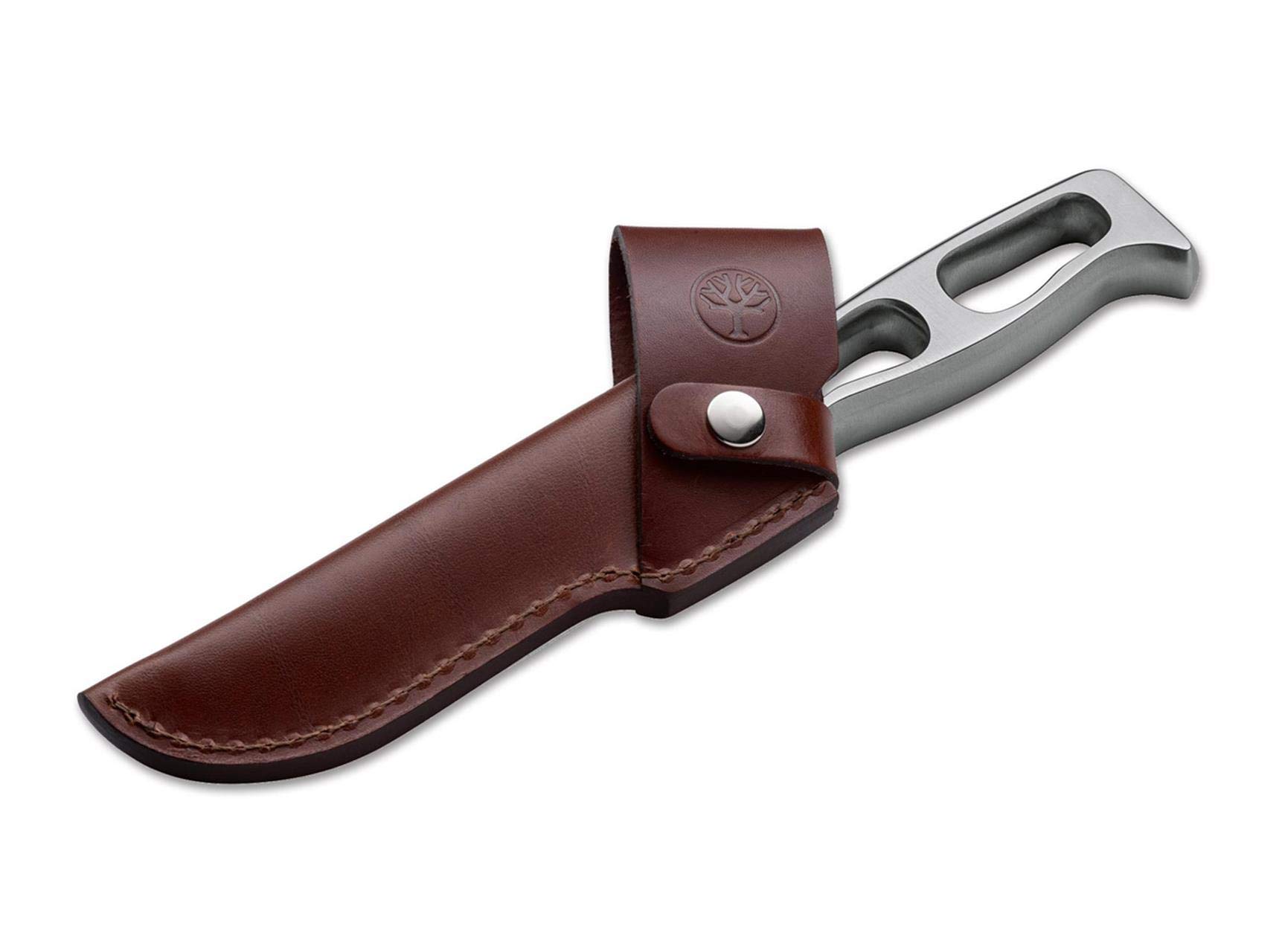 Premium Unisex Leather Knife Sheath for Hunting & Outdoor Activities - Durable Brown Sheath for Fixed Blade Knives - Perfect for Camping, Hiking & Survival Gear