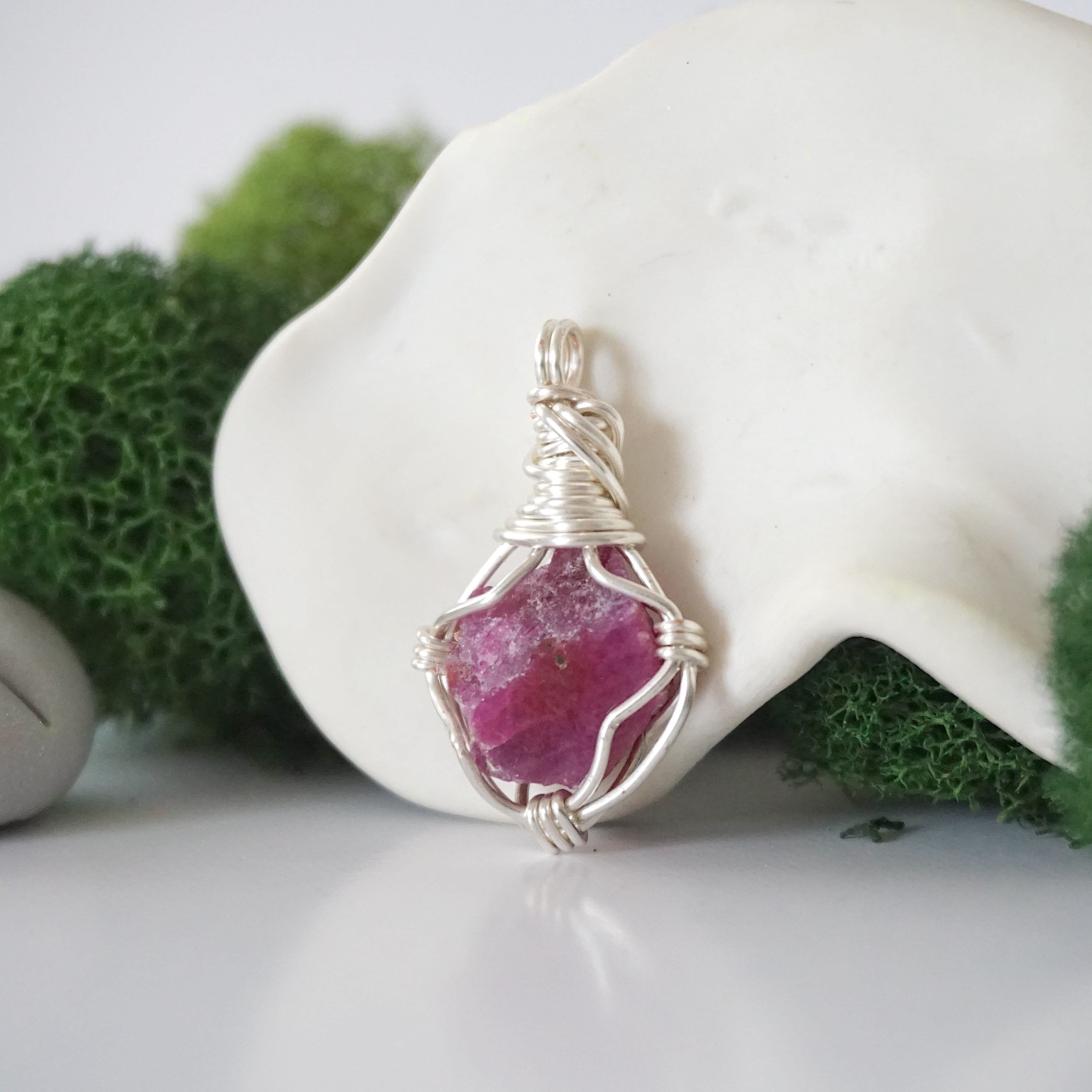 Elegant Ruby Birthstone Necklace - Genuine Crystal Jewelry for Women | Perfect Gift for Birthday, Anniversary & Special Occasions